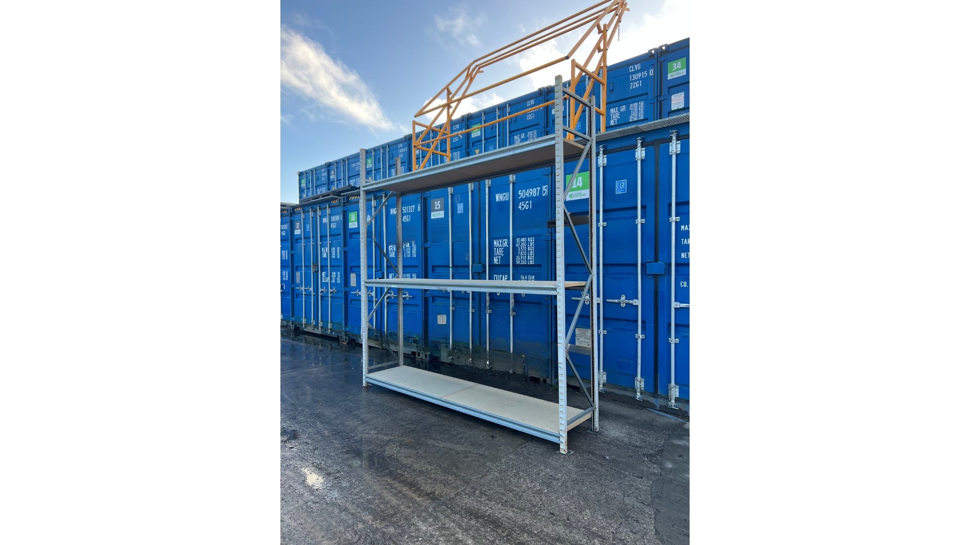 Used Apex Longspan Racking - 2500mm High - 600mm Deep - 2950mm Wide - Starter Bay