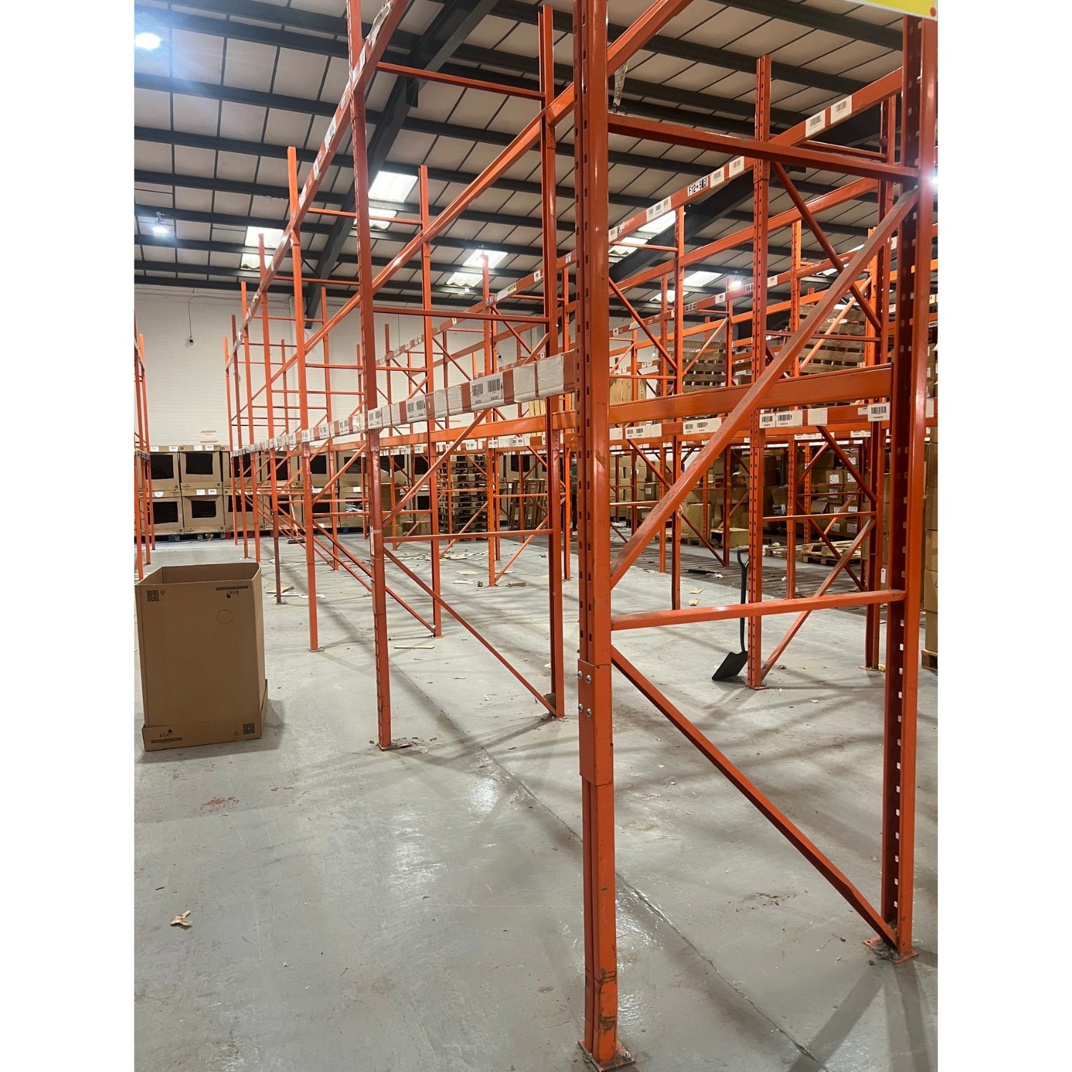 Used Redirack Pallet Racking - 3.95m High - 1100mm Deep - 6 Joined Bays