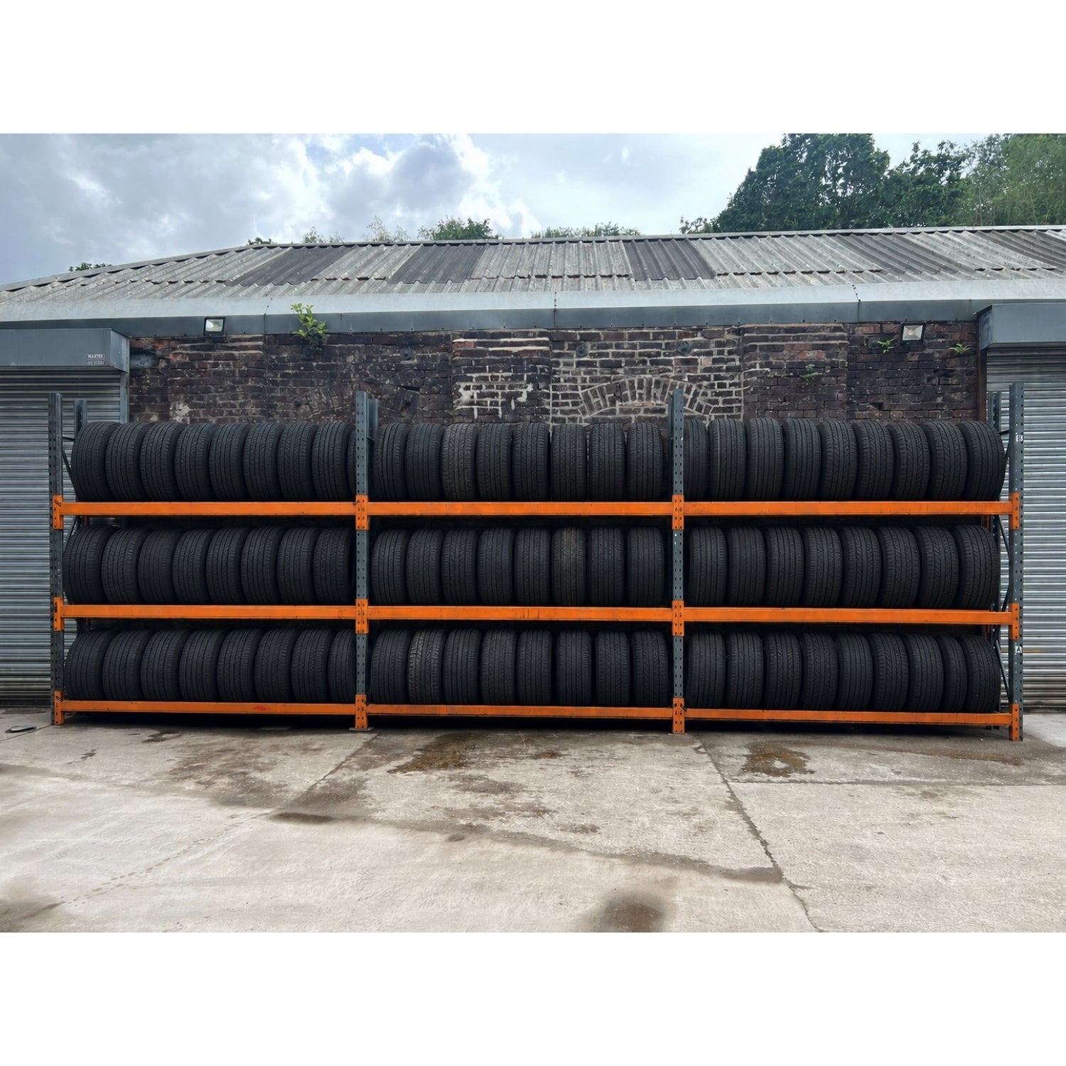 Used Tyre Bay Racking