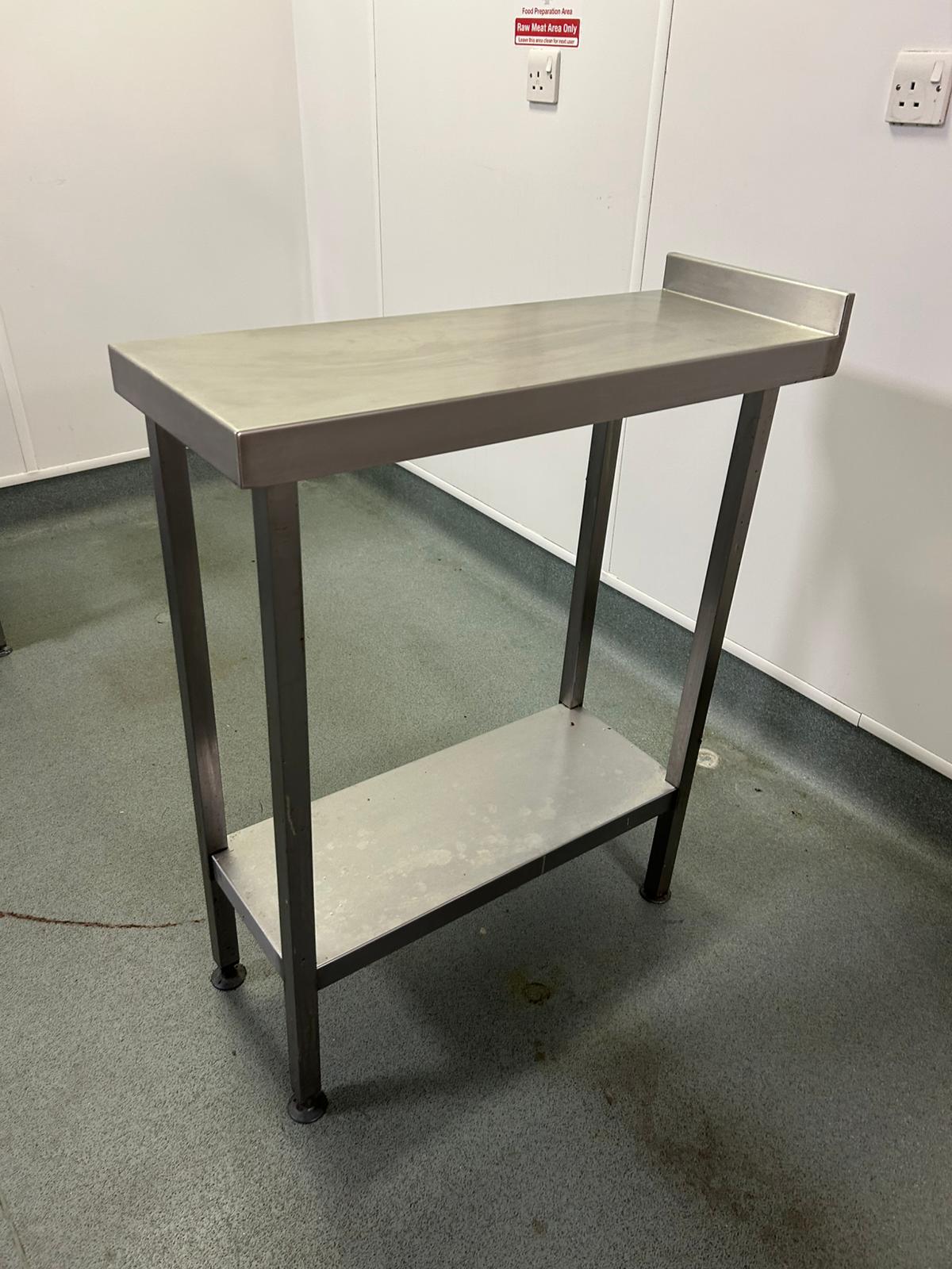 Used Stainless Steel Filler Catering Table – 900x400x800mm