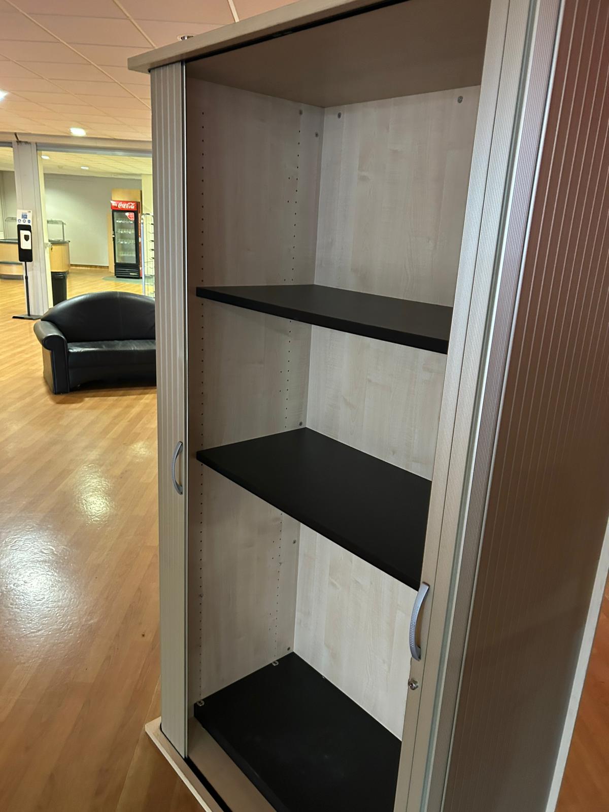 Used Large Storage Cabinet with Sliding Doors - 2000mm High