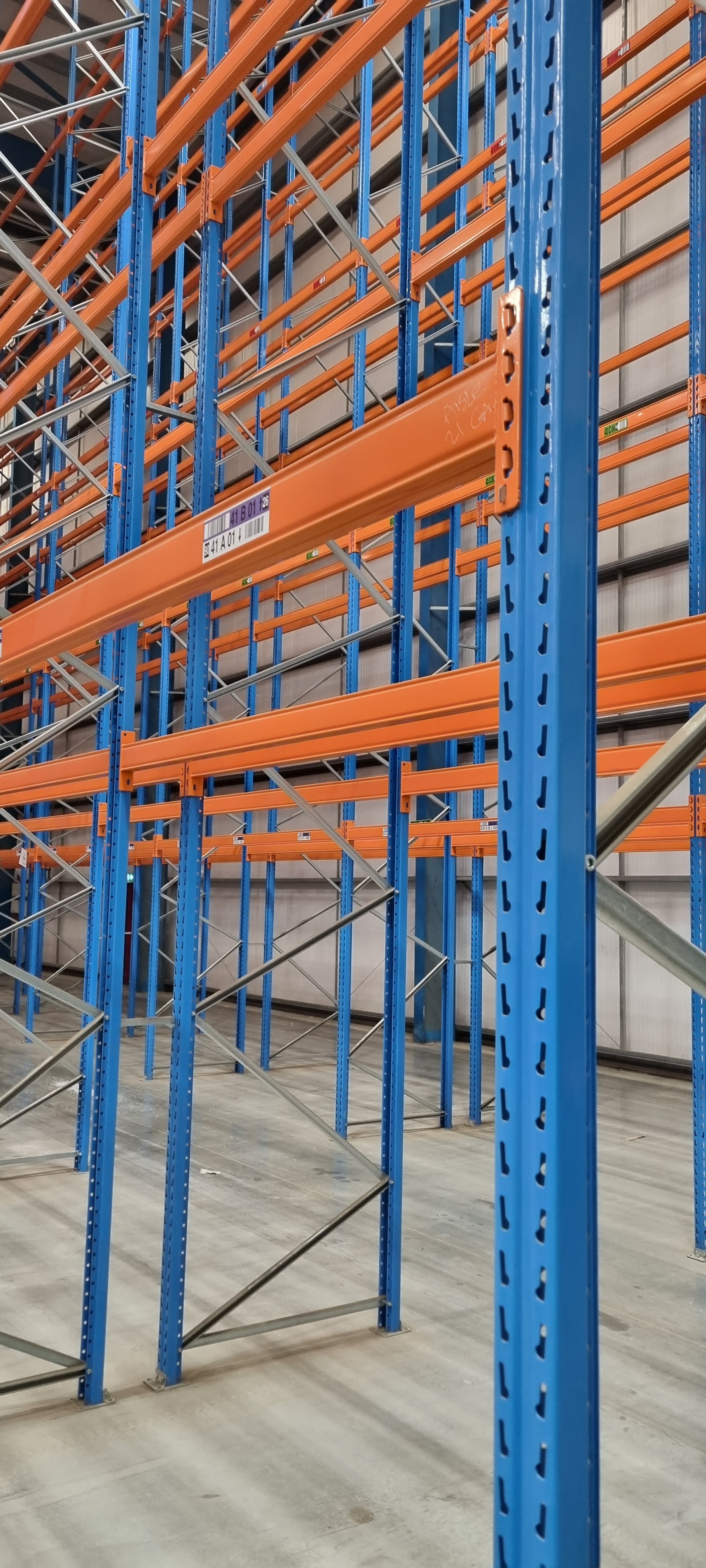 Used Stow Pallet Racking - 10/20/50/100 Joined Bays