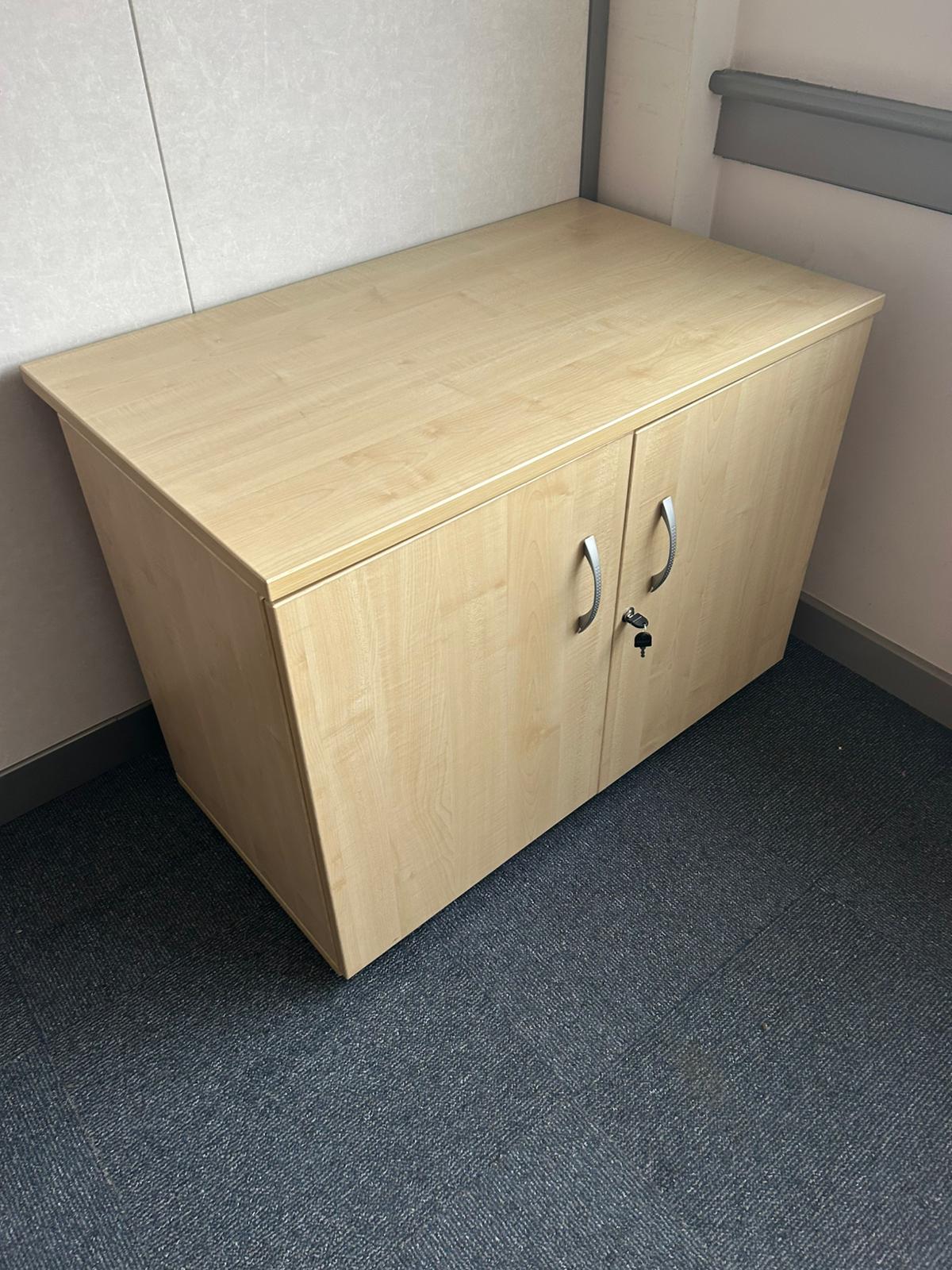 Lockable Single Office Cabinets - 1000mm Length