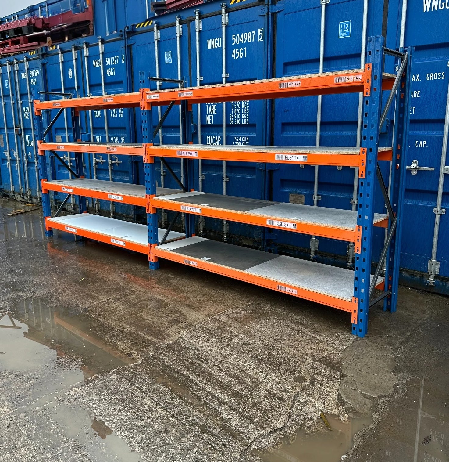 Used PSS Shelving - 2030mm High - 4 Levels