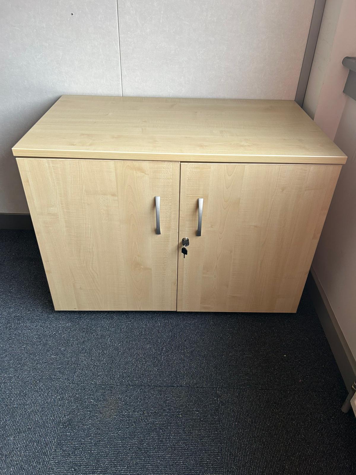 Lockable Single Office Cabinets - 1000mm Length