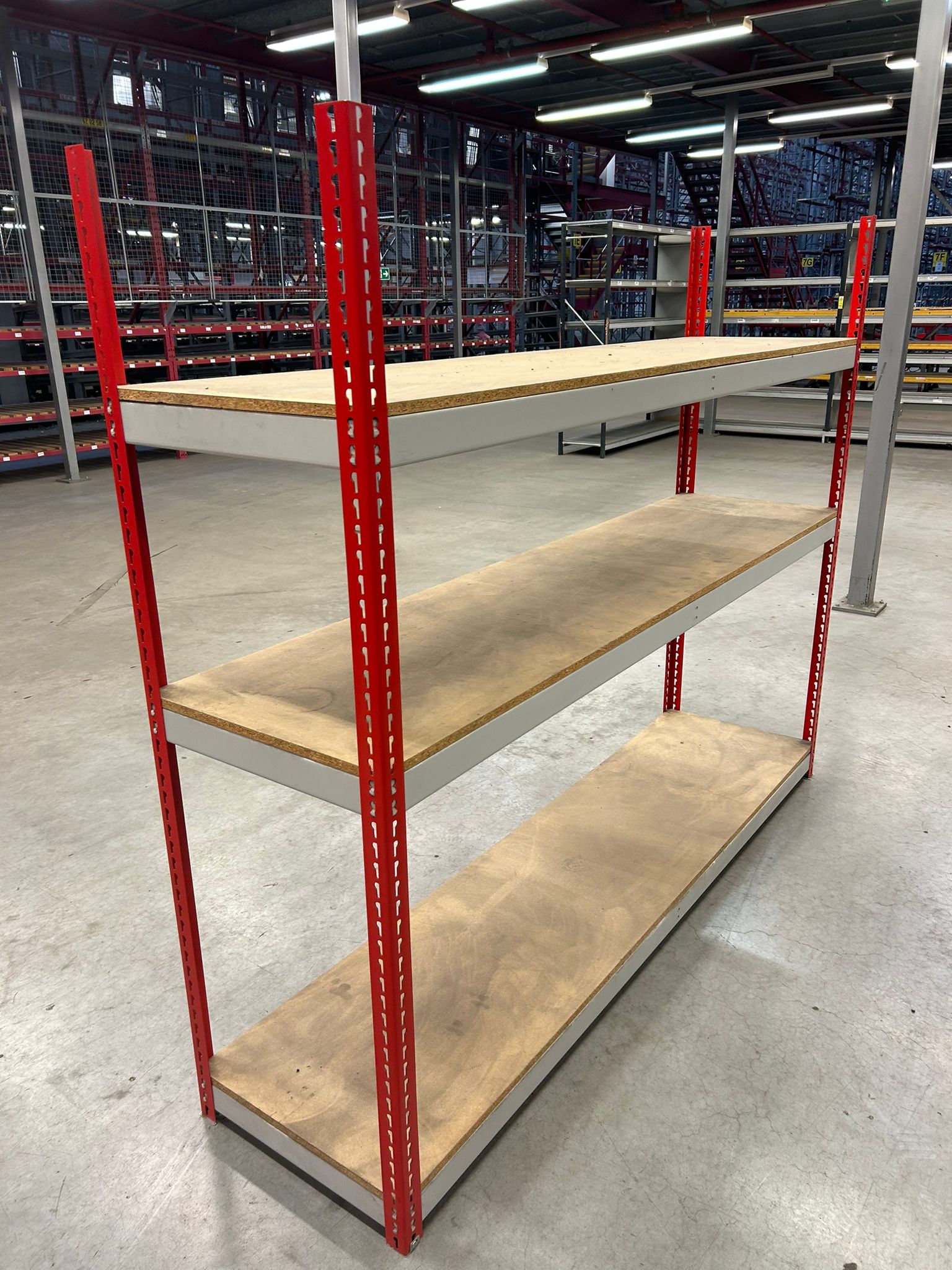 Used Boltless Rivet Racking - 2000x2440x610mm - 3 Levels