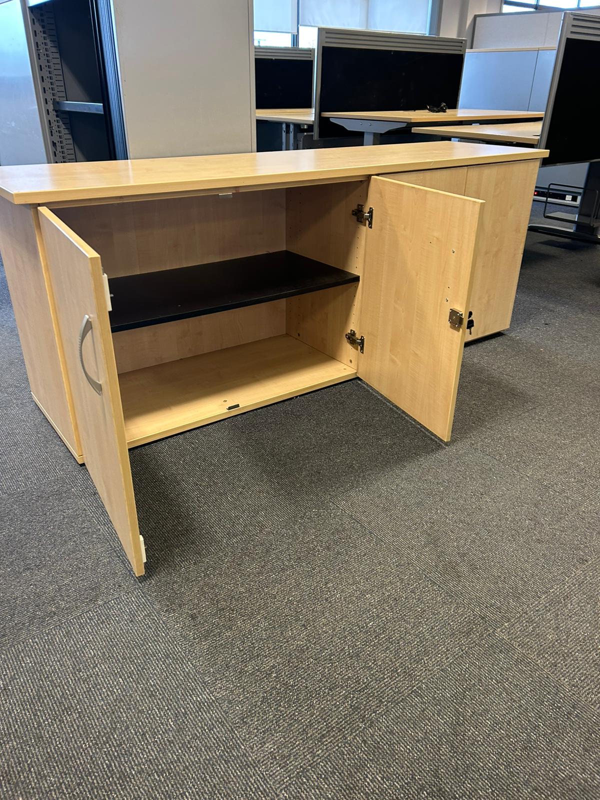 Lockable Office Double Cabinets - 1870mm Length