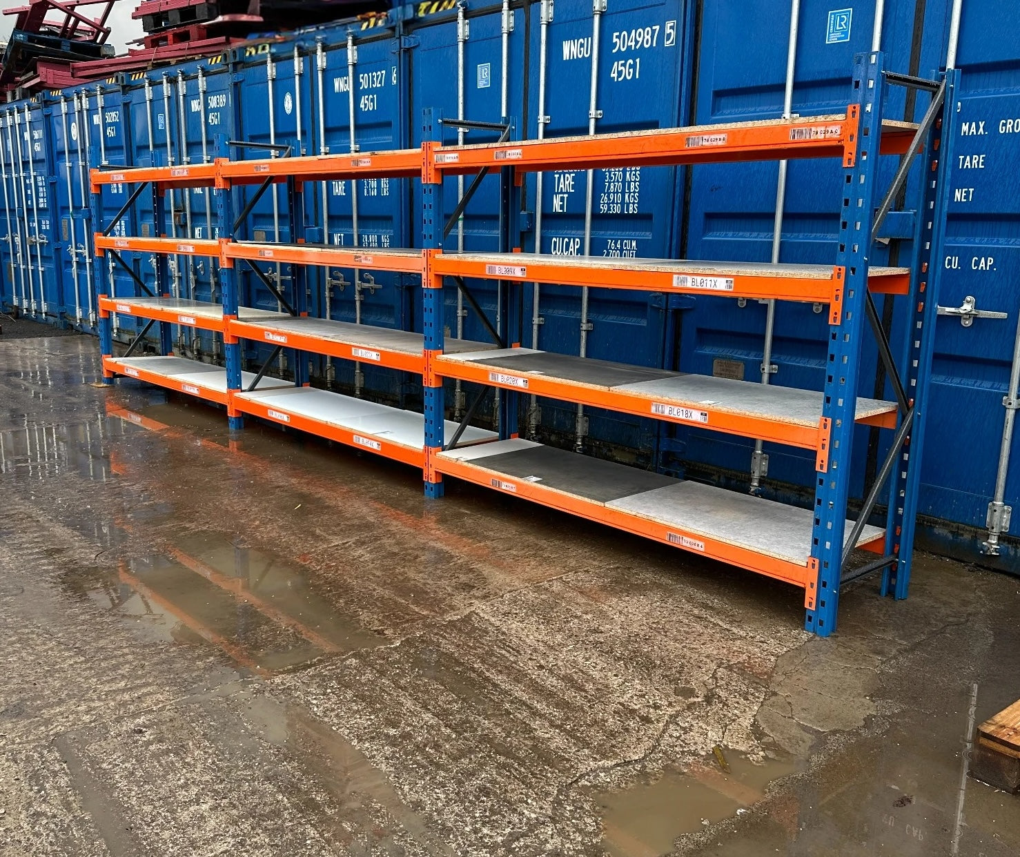 Used PSS Shelving - 2030mm High - 4 Levels