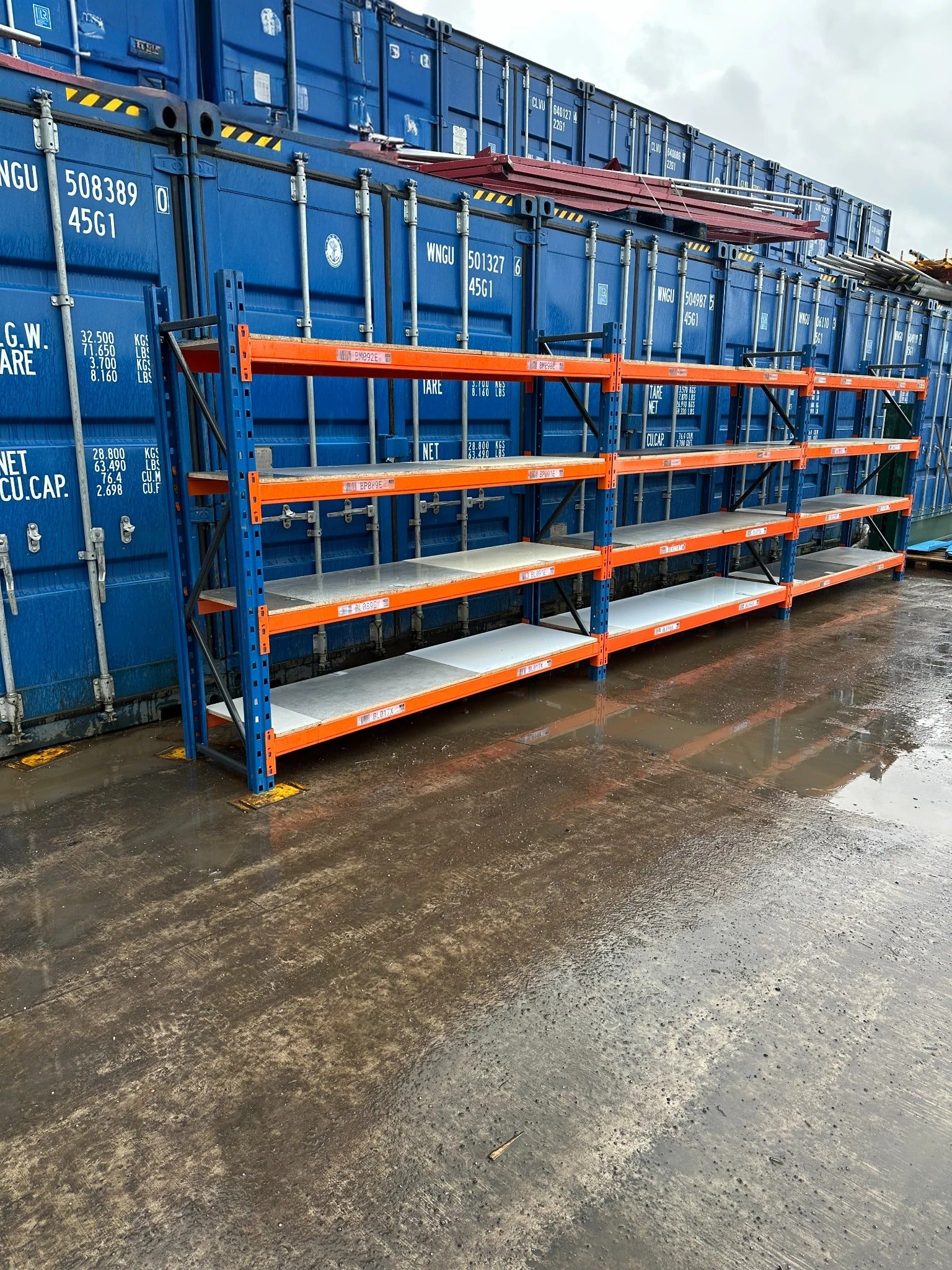 Used PSS Shelving - 2030mm High - 4 Levels