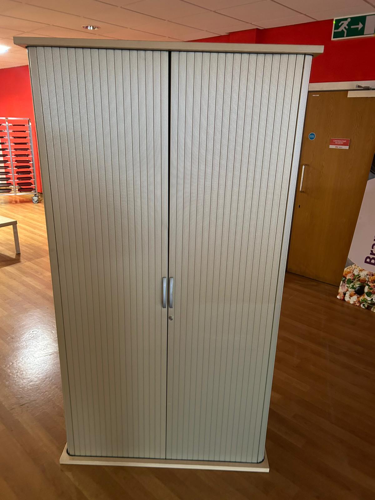 Used Large Storage Cabinet with Sliding Doors - 2000mm High