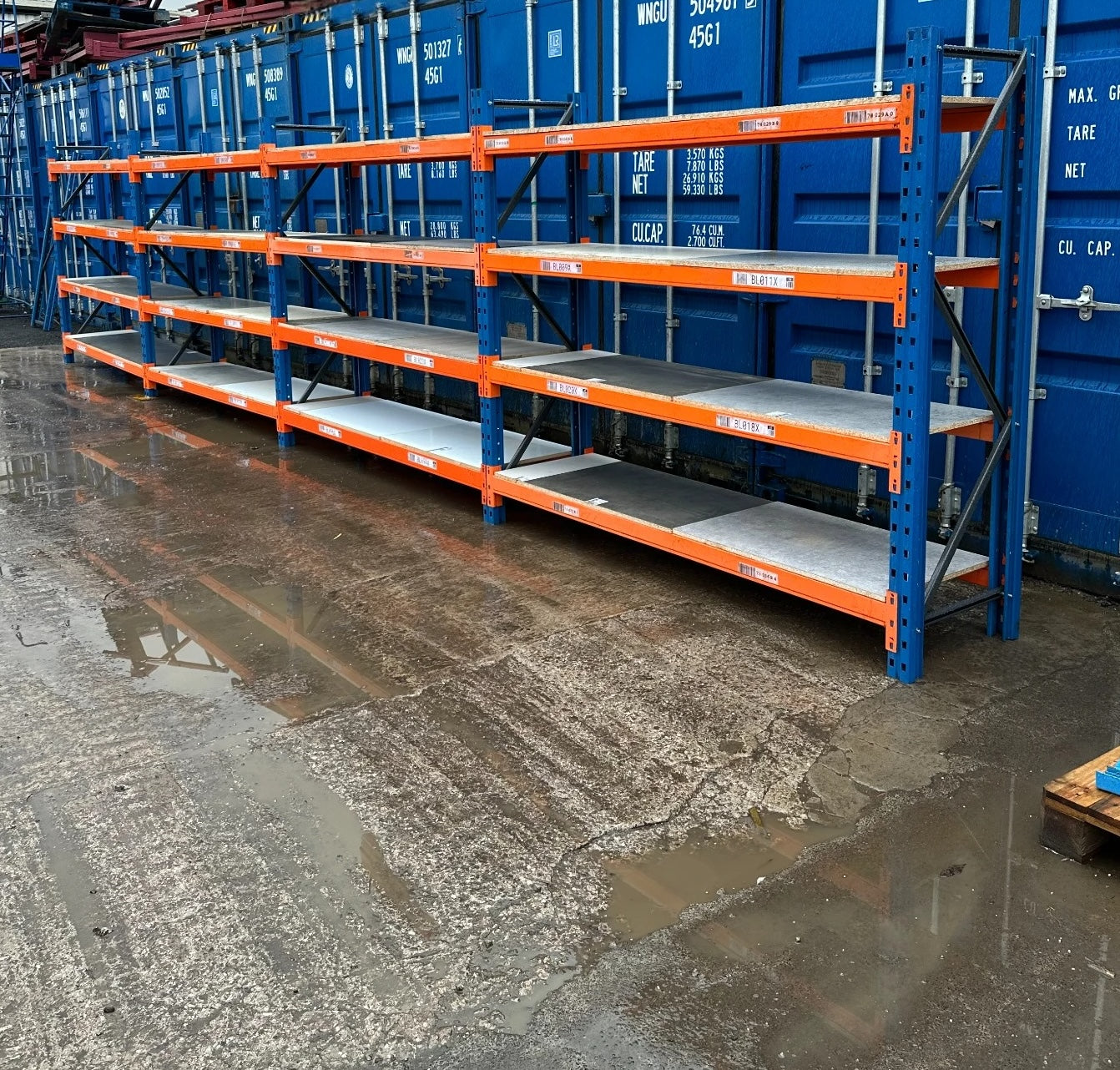 Used PSS Shelving - 2030mm High - 4 Levels