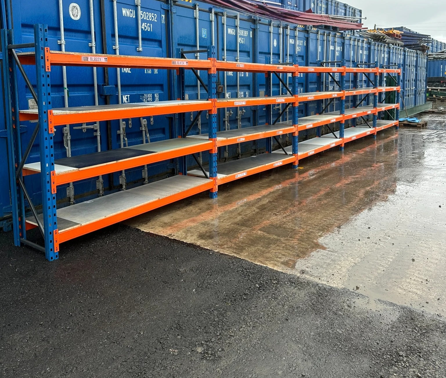 Used PSS Shelving - 2030mm High - 4 Levels