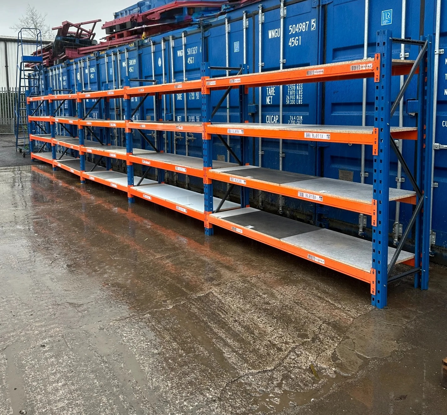 Used PSS Shelving - 2030mm High - 4 Levels