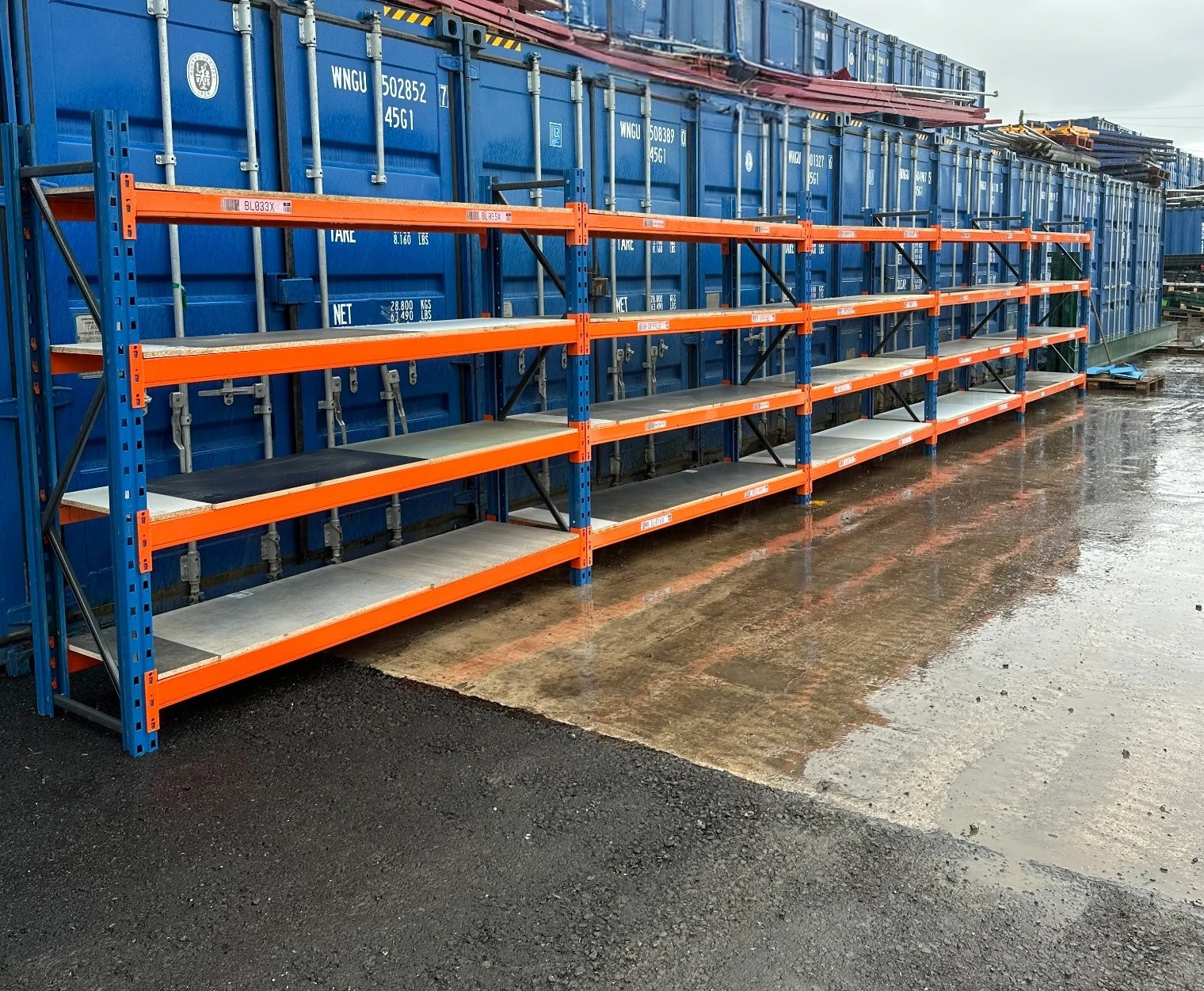 Used PSS Shelving - 2030mm High - 4 Levels