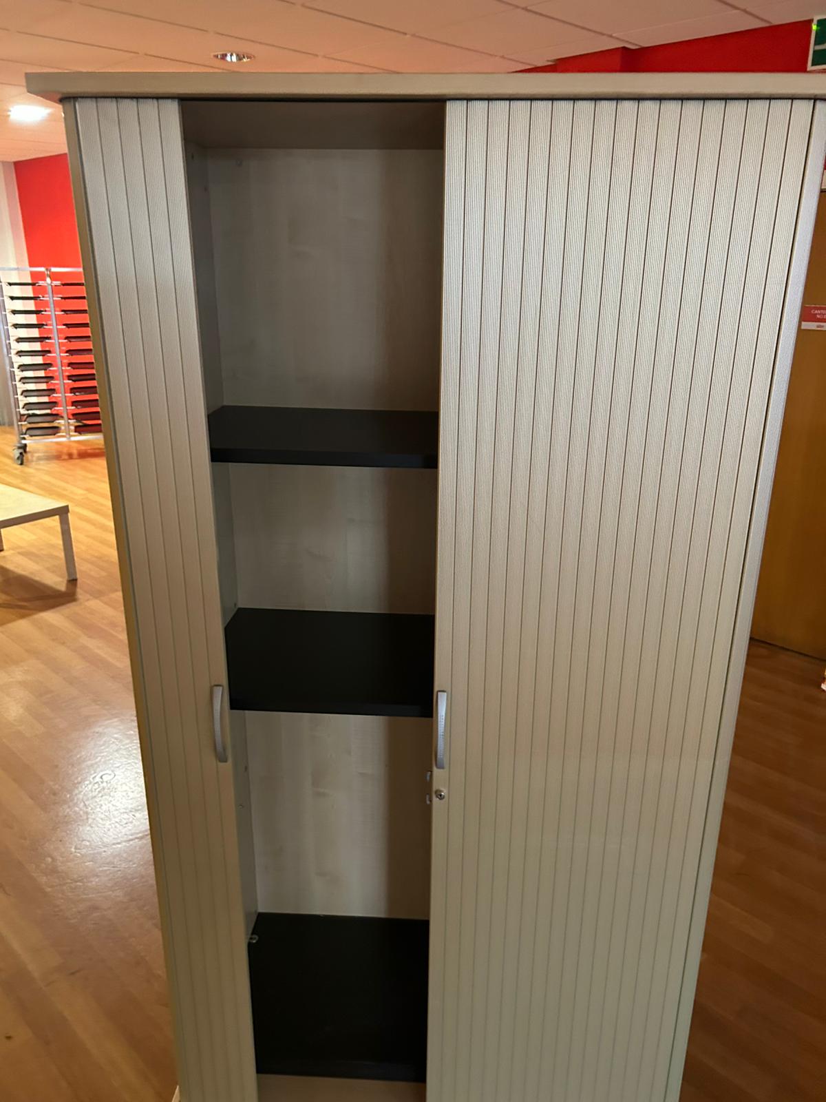 Used Large Storage Cabinet with Sliding Doors - 2000mm High