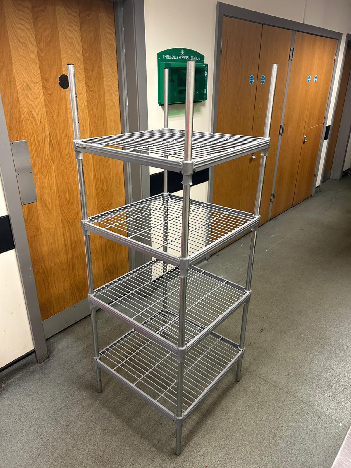 Used 4 Tier Shelving Unit - Durable Storage Solution