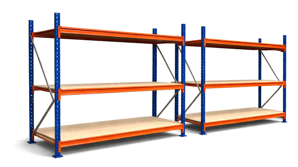Cracking Racking Longspan Shelving 2 Bay 2000mm Heavy Duty | Cracking Racking