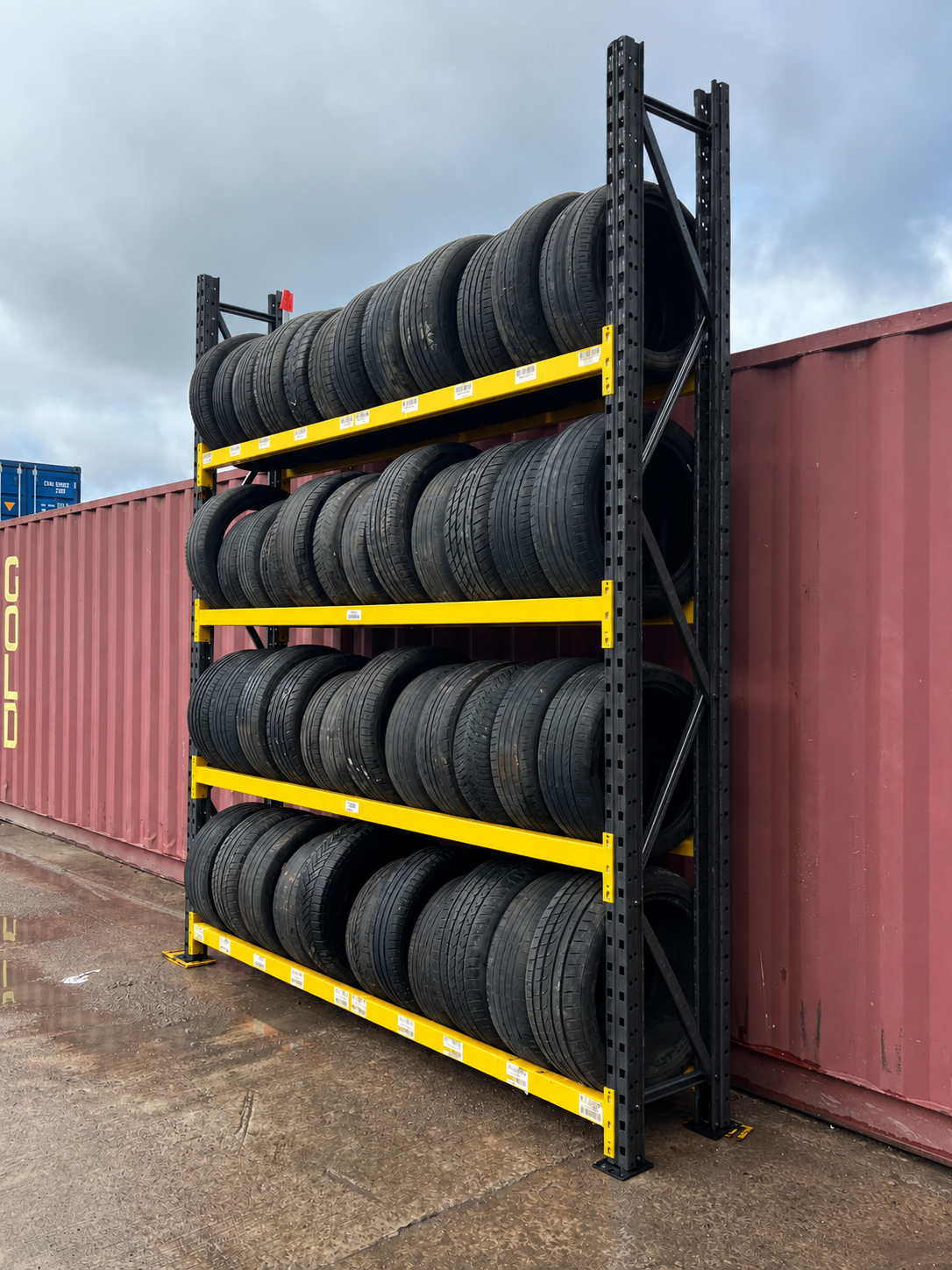 Used Link 51 Tyre Bay - 3000mm High - 4 Levels - Starter Bay