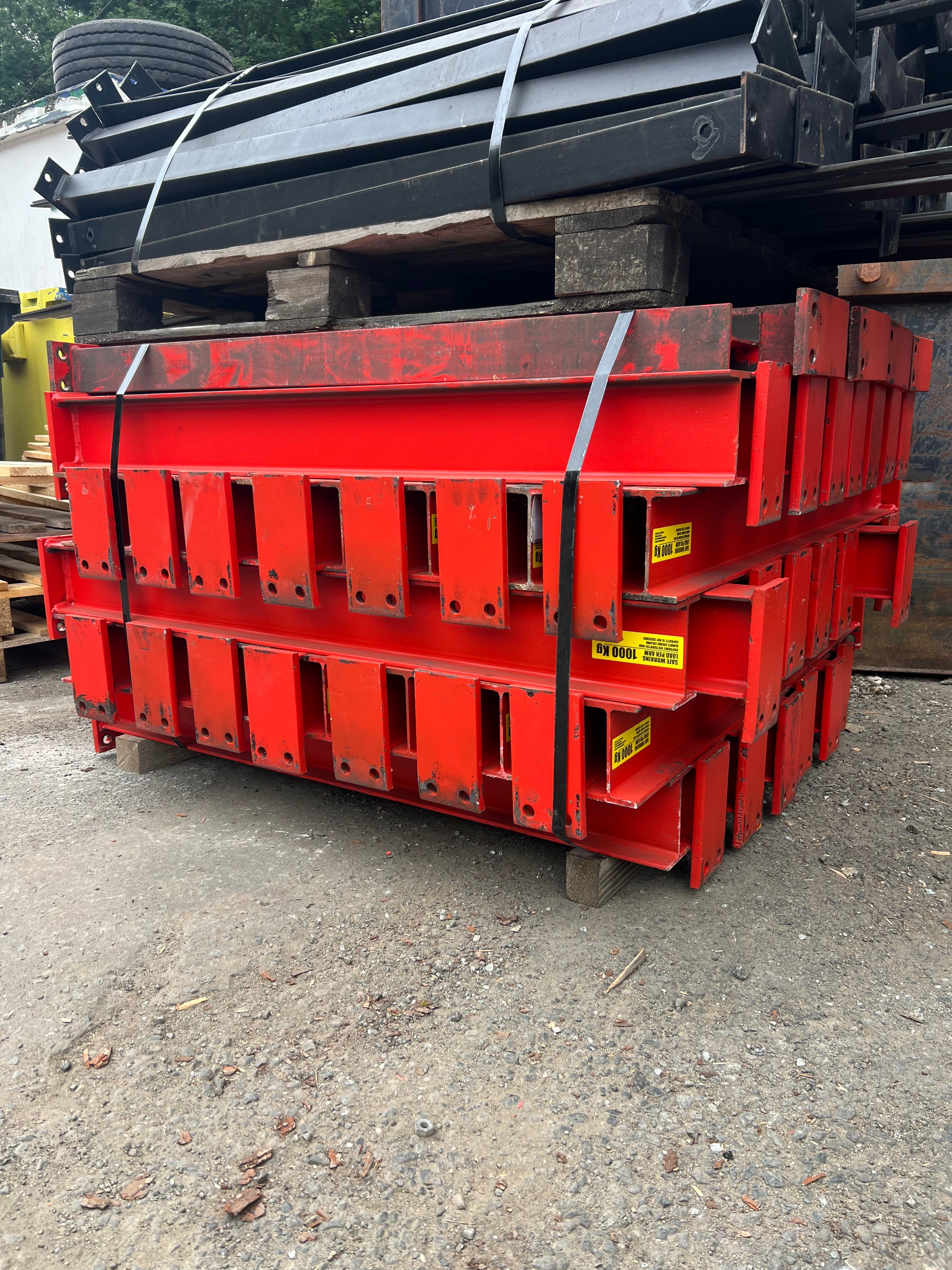 Used Double Sided Cantilever Racking - 5.6m High - 1.2m Arms