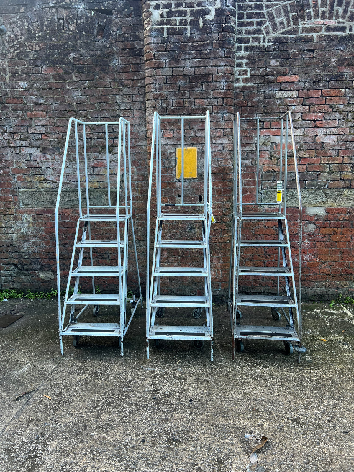 Used Mobile Warehouse Ladders - Various Heights