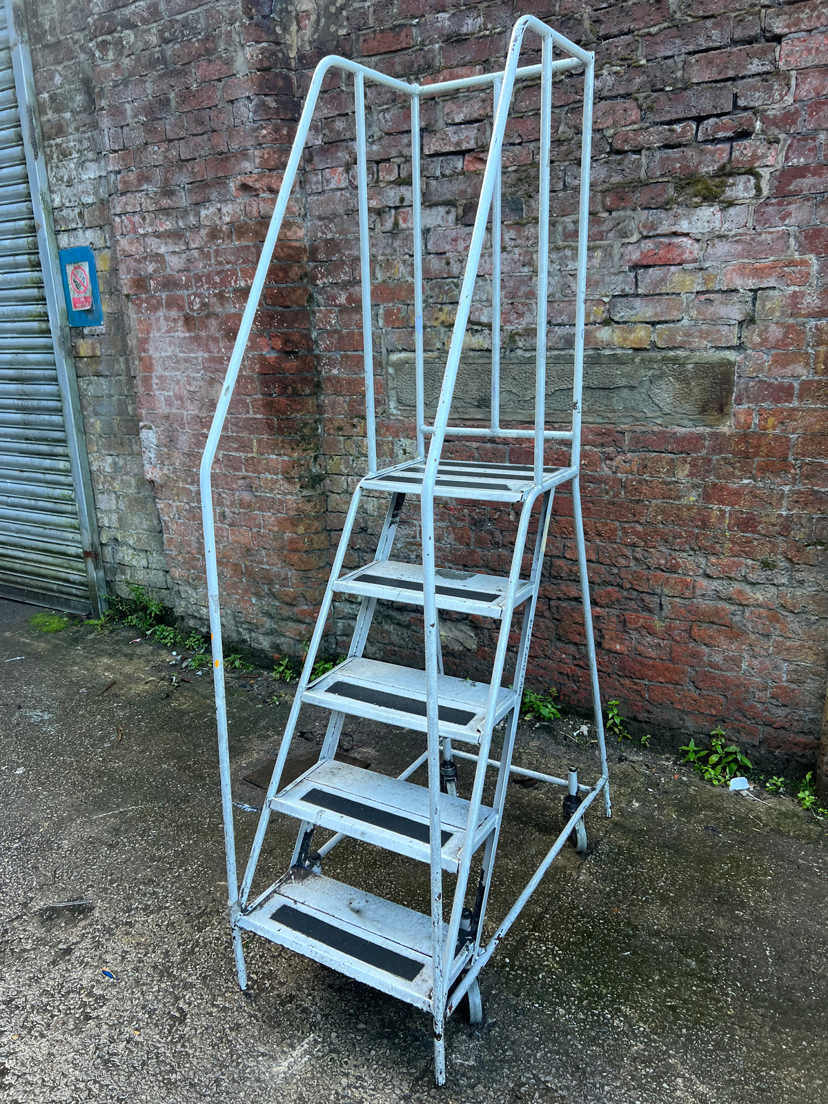 Used Mobile Warehouse Ladders - Various Heights