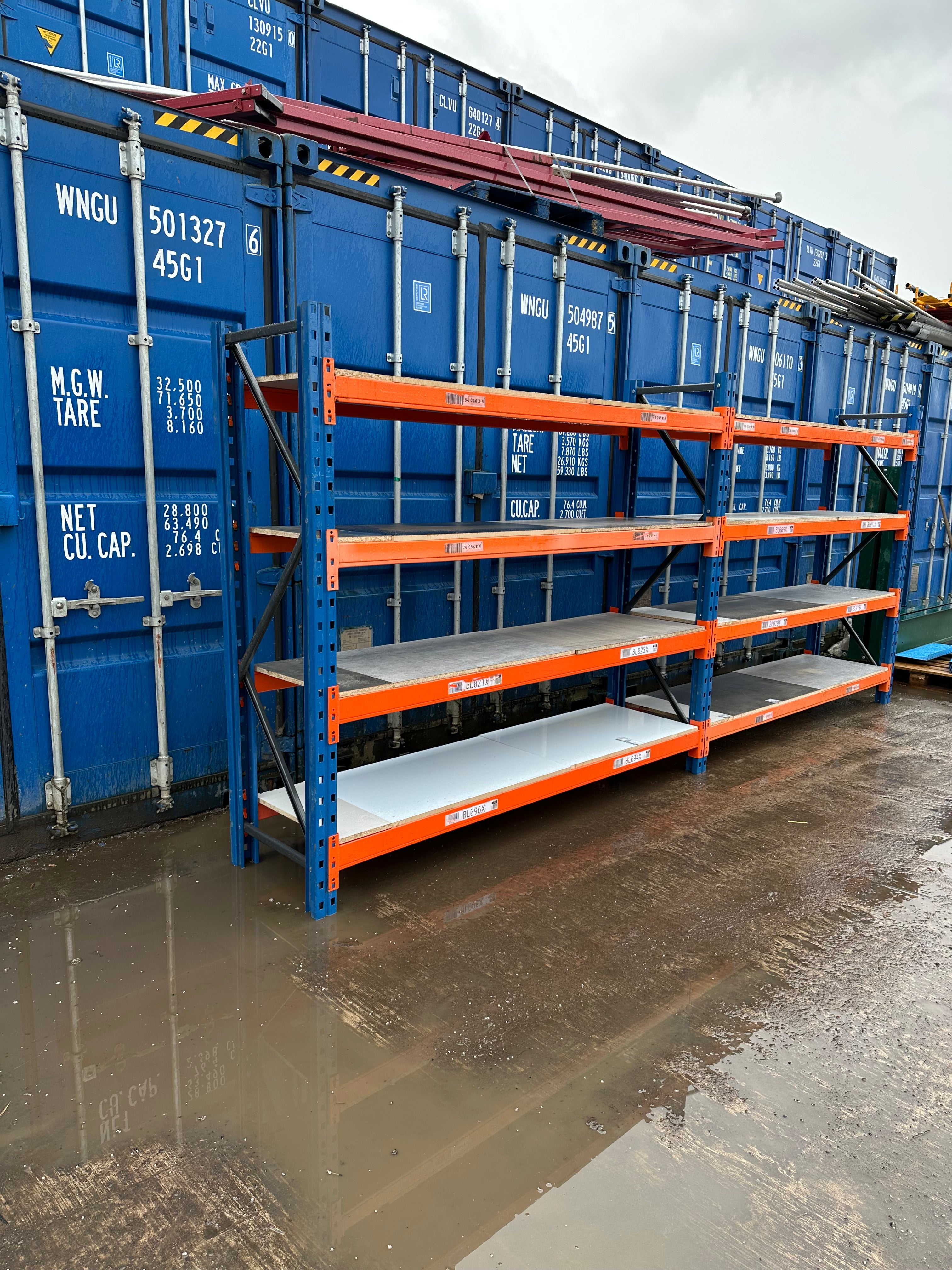 Used PSS Shelving - 2030mm High - 4 Levels