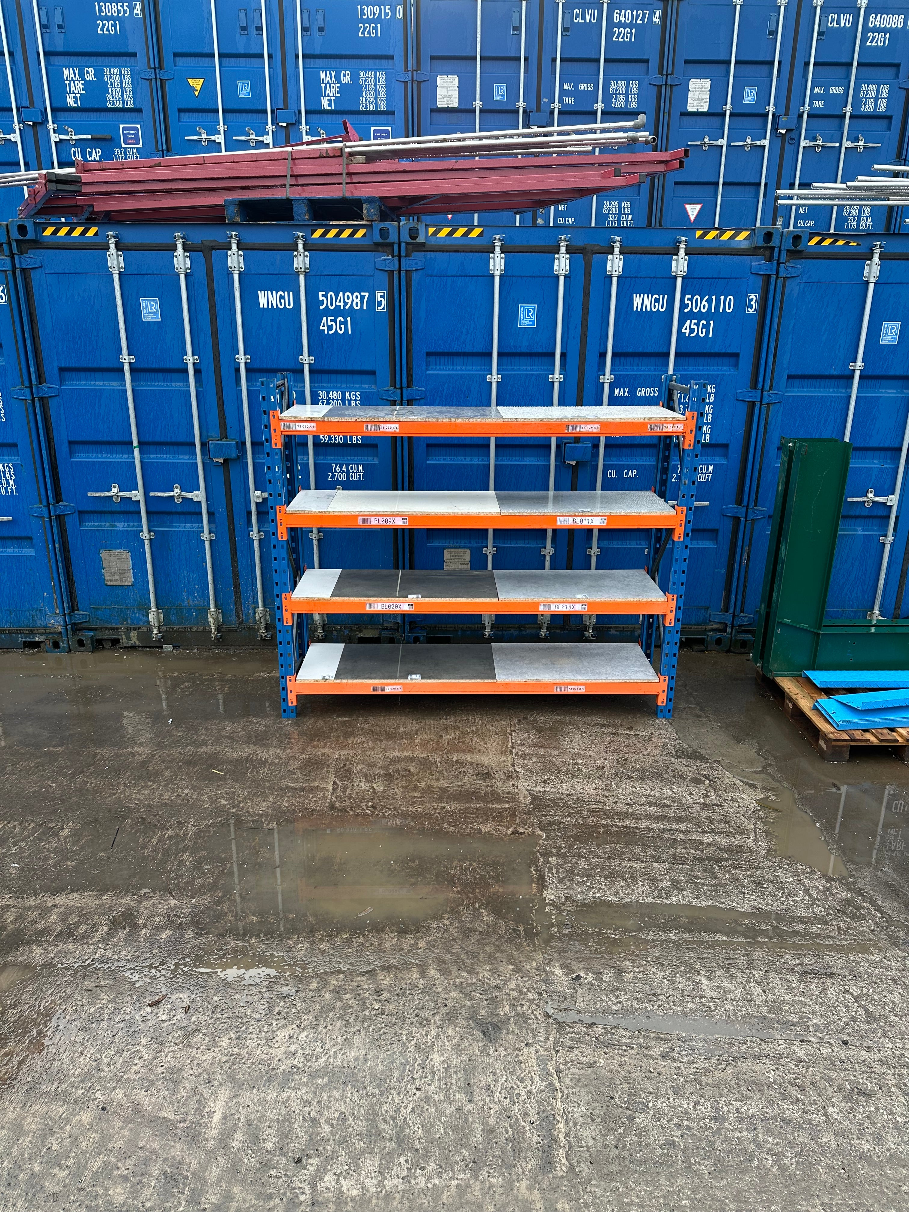 Used PSS Shelving - 2030mm High - 4 Levels