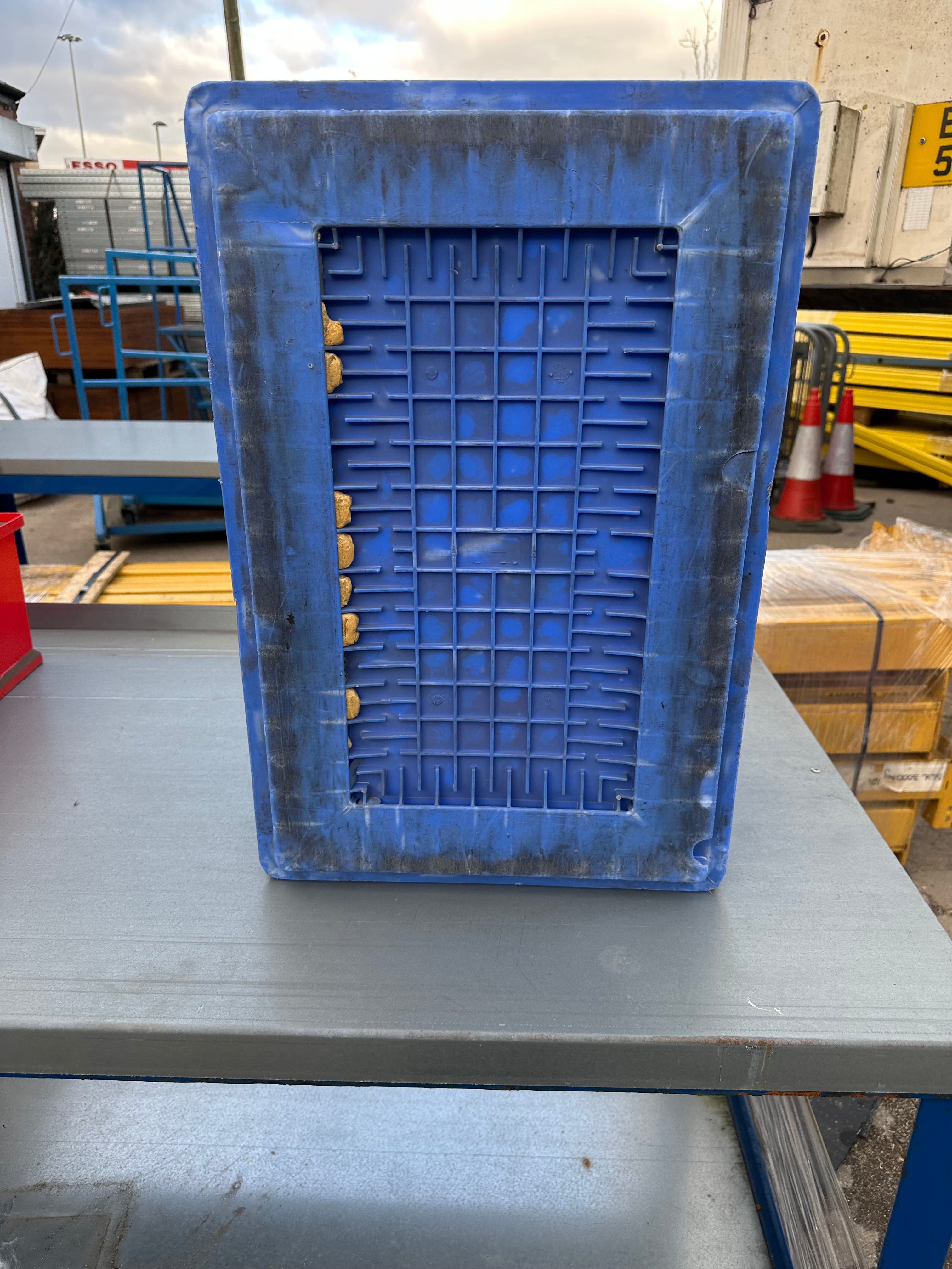 Used Blue Stackable Storage Boxes - 330x400x600mm