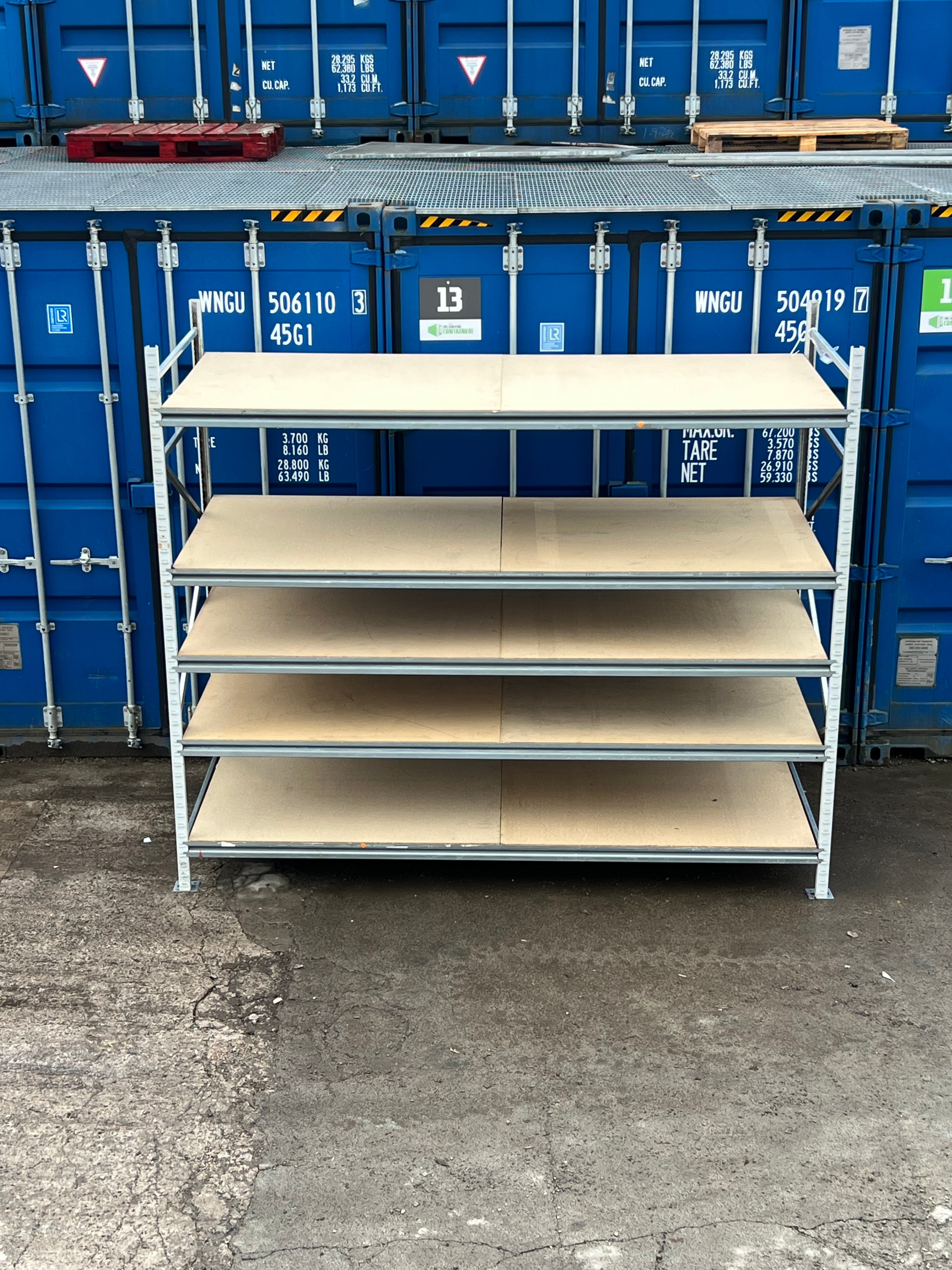 Used Apex Longspan Racking - 2500mm High - 1200mm Deep - 2950mm Wide - Starter Bay