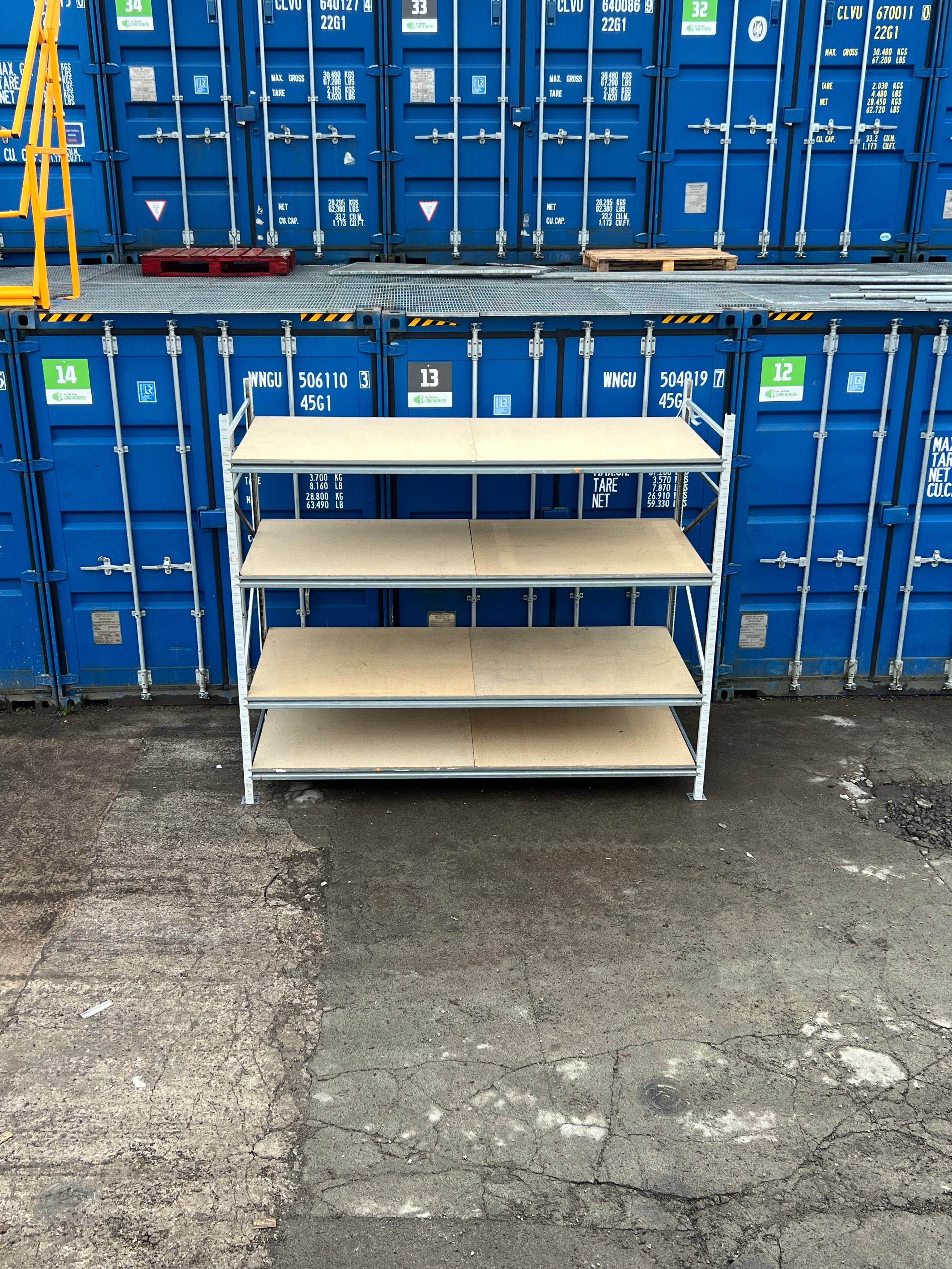 Used Apex Longspan Racking - 2500mm High - 1200mm Deep - 2950mm Wide - Starter Bay
