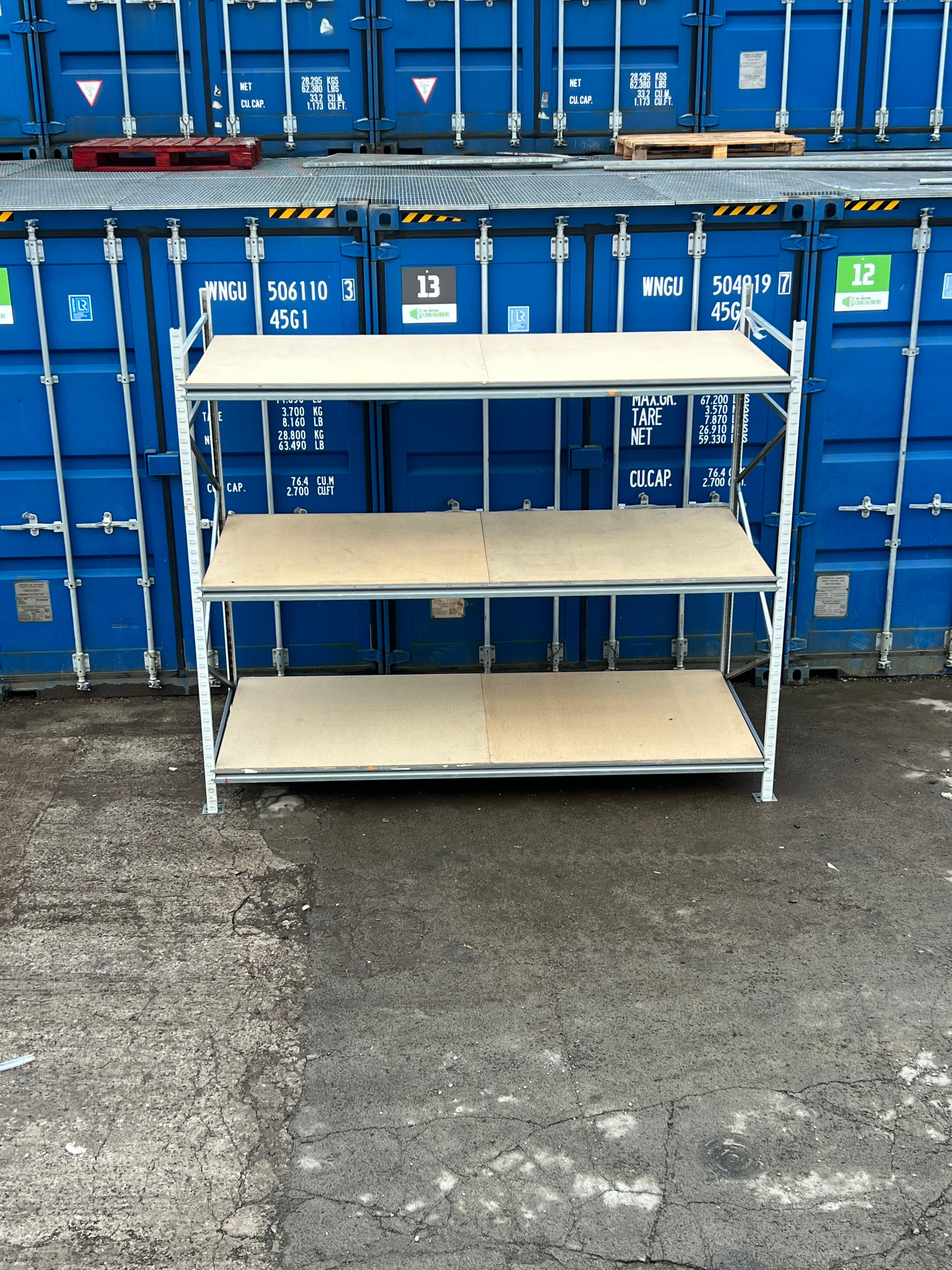 Used Apex Longspan Racking - 2500mm High - 1200mm Deep - 2950mm Wide - Starter Bay