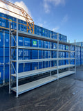 Used Apex Longspan Racking - 3000mm High - 600mm Deep - 5850mm Wide - 2 Joined Bays