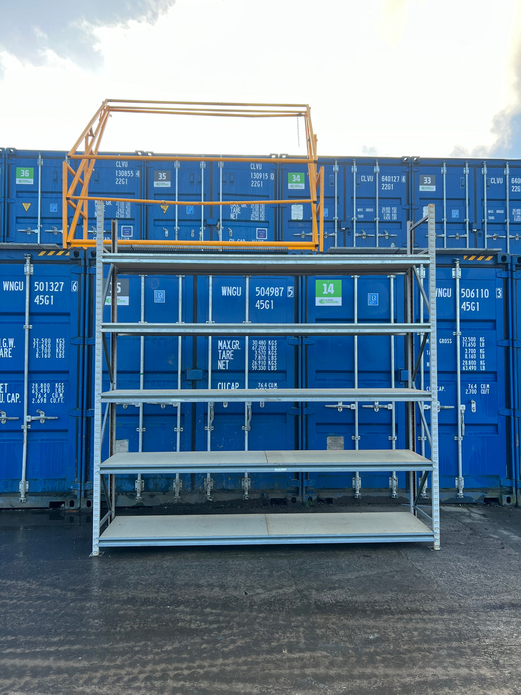 Used Apex Longspan Racking - 3000mm High - 600mm Deep - 2950mm Wide - Starter Bay