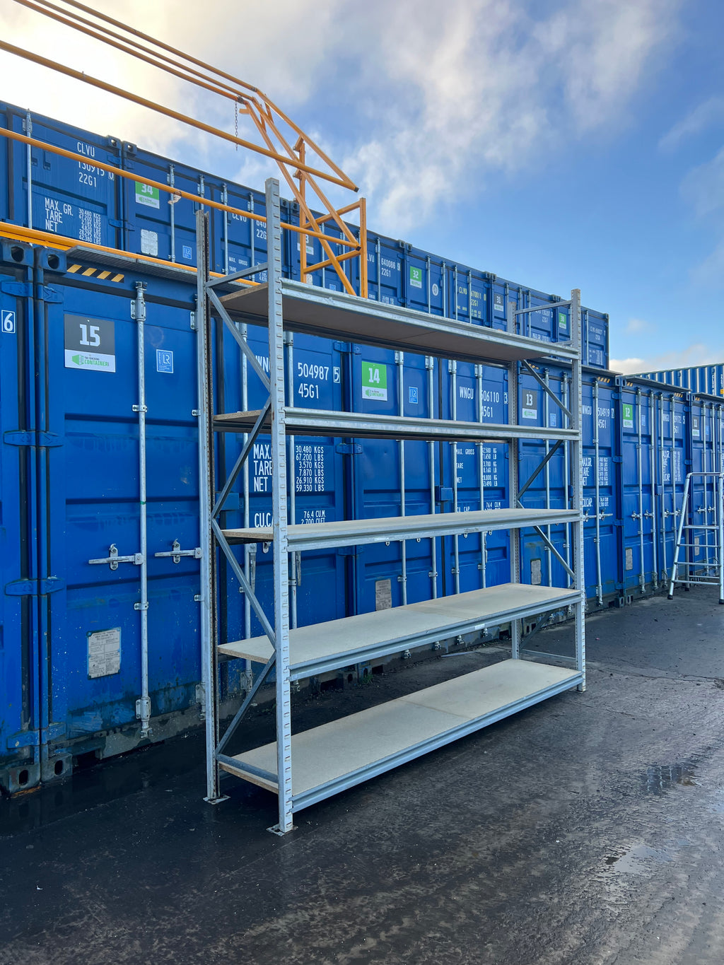 Used Apex Longspan Racking - 3000mm High - 600mm Deep - 2950mm Wide - Starter Bay