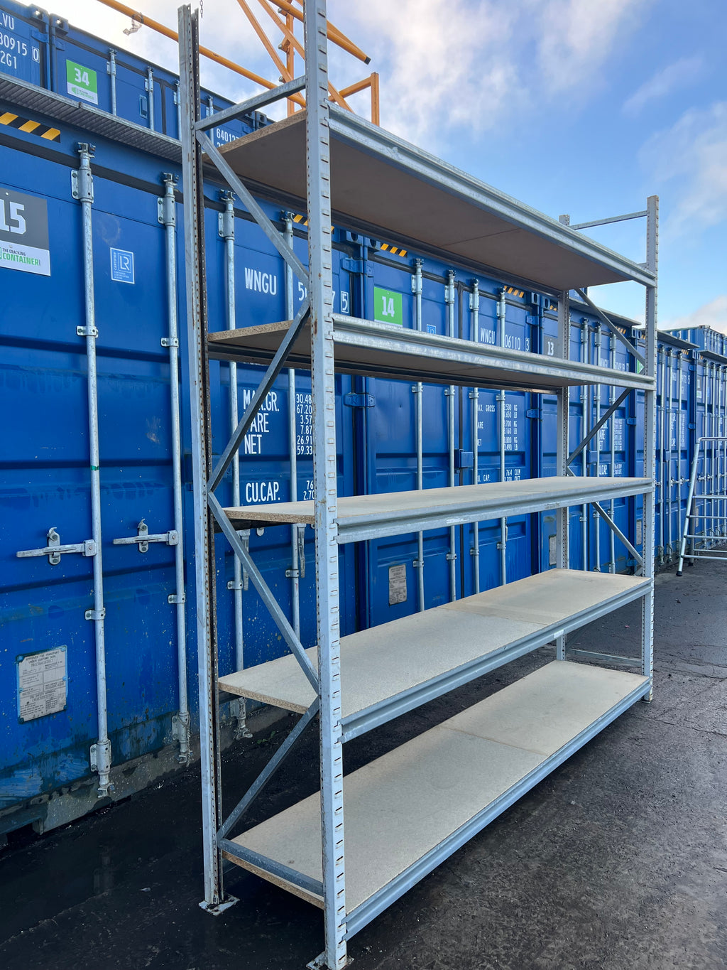 Used Apex Longspan Racking - 3000mm High - 600mm Deep - 2950mm Wide - Starter Bay