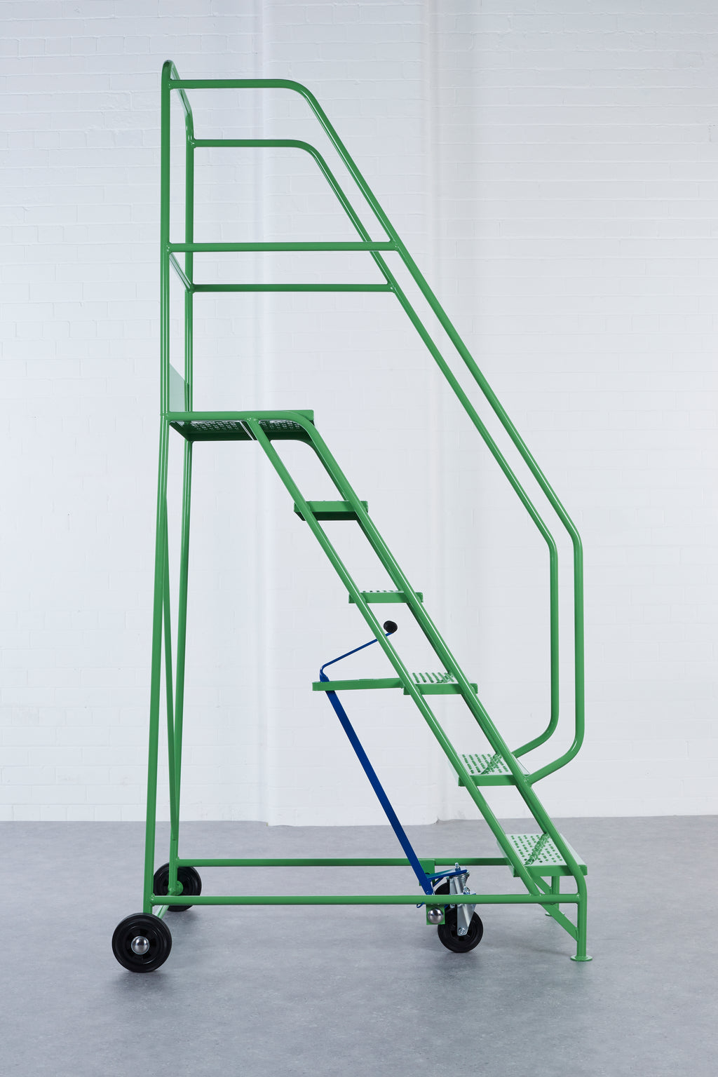 Warehouse Tall Racking Ladders Mobile Warehouse Ladders | Platform Steps 3–9 Treads