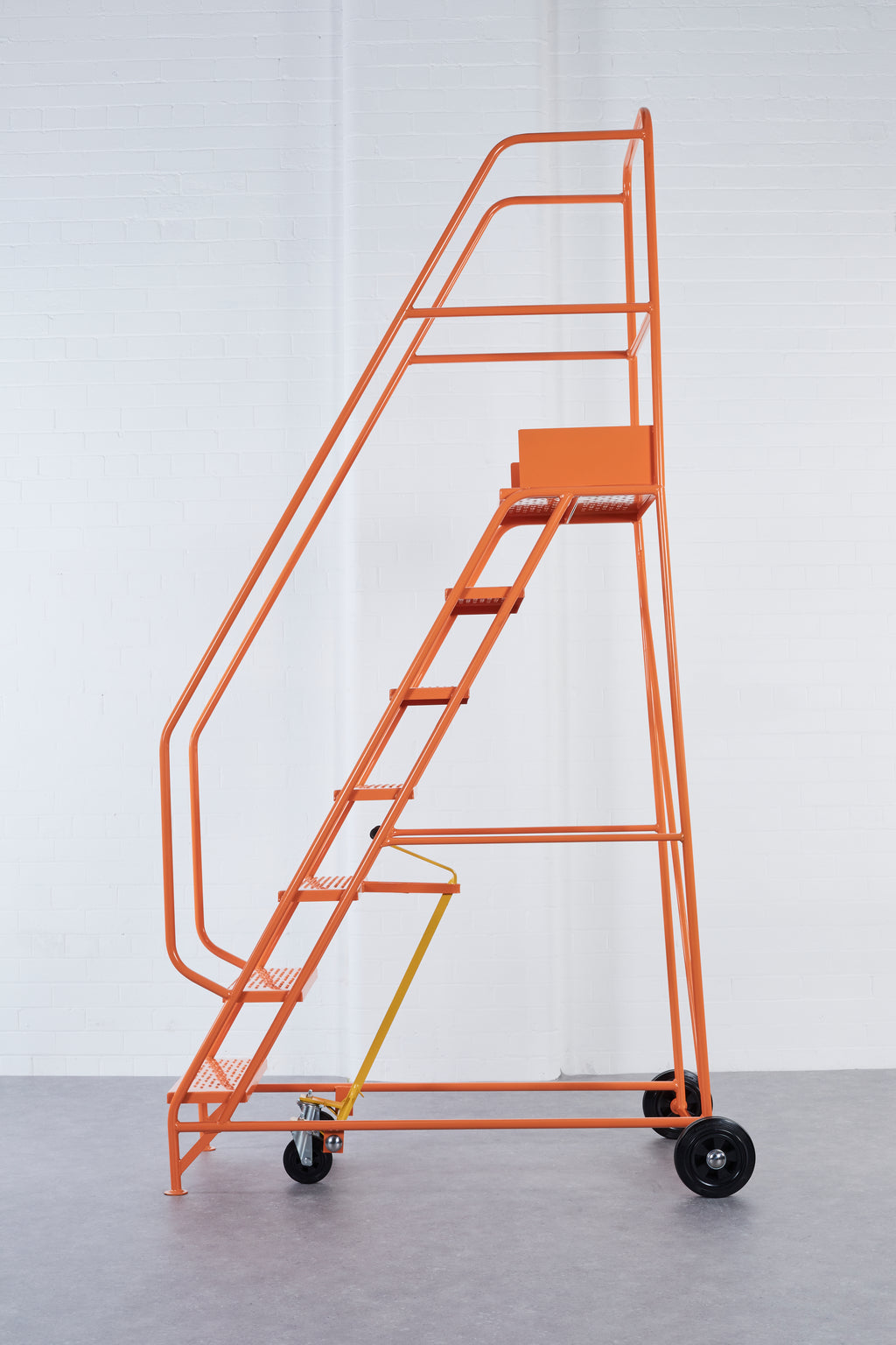 Warehouse Tall Racking Ladders Mobile Warehouse Ladders | Platform Steps 3–9 Treads