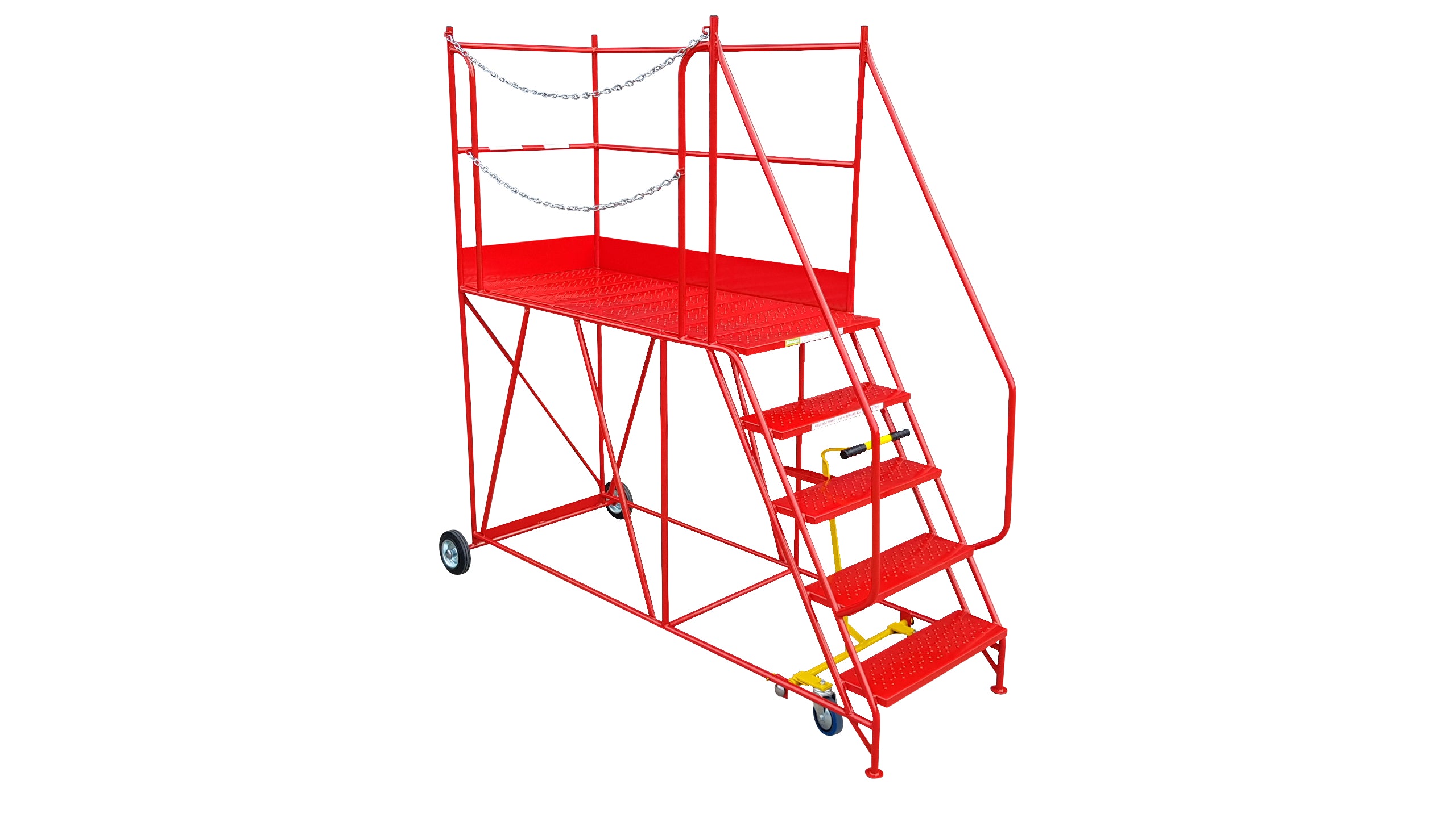 Access Platform Ladders Warehouse Safety Steps - Access Platform Mobile Ladders - Cracking Racking