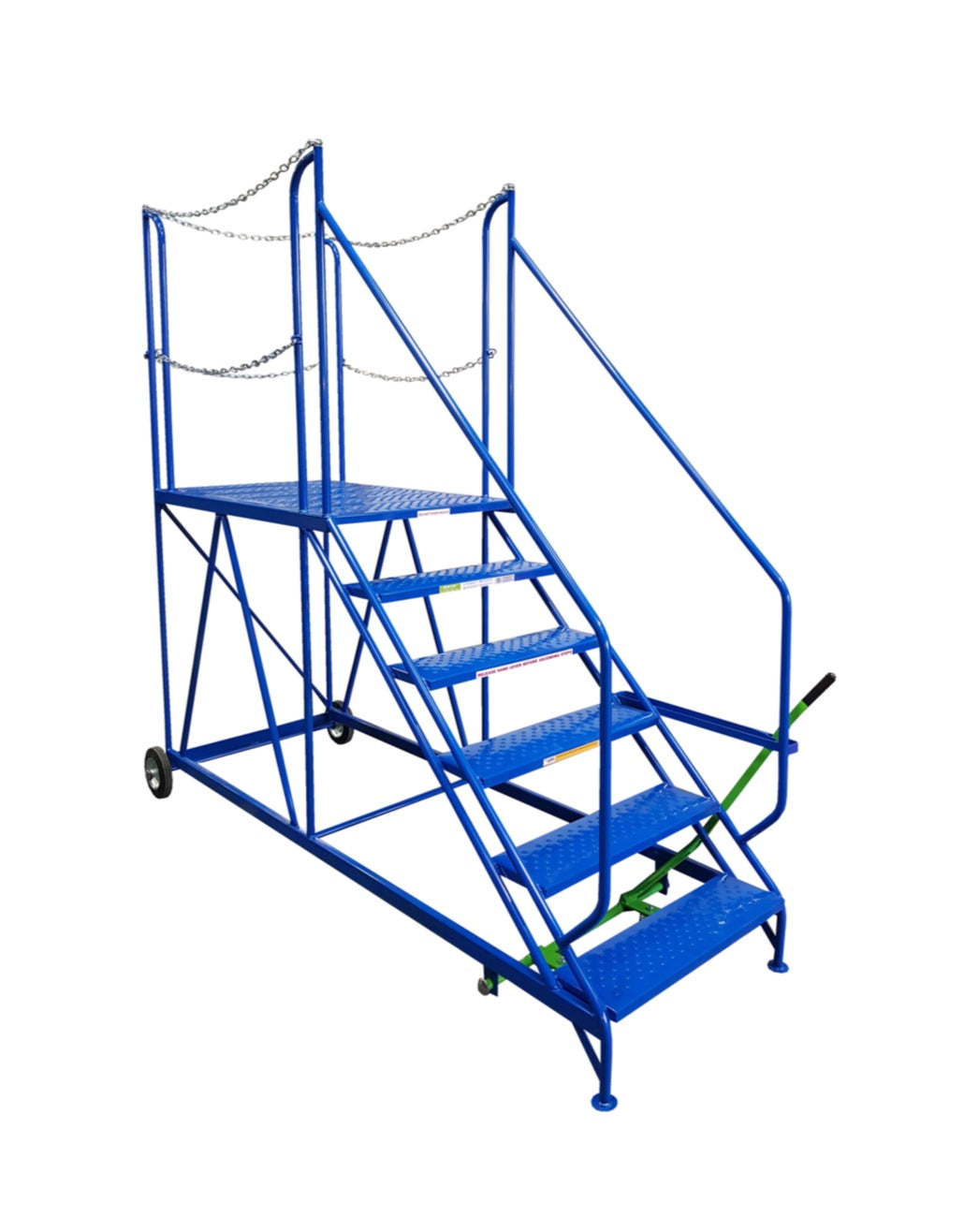 KTD - Truck Dock Mobile Ladders - 6 Treads - Blue