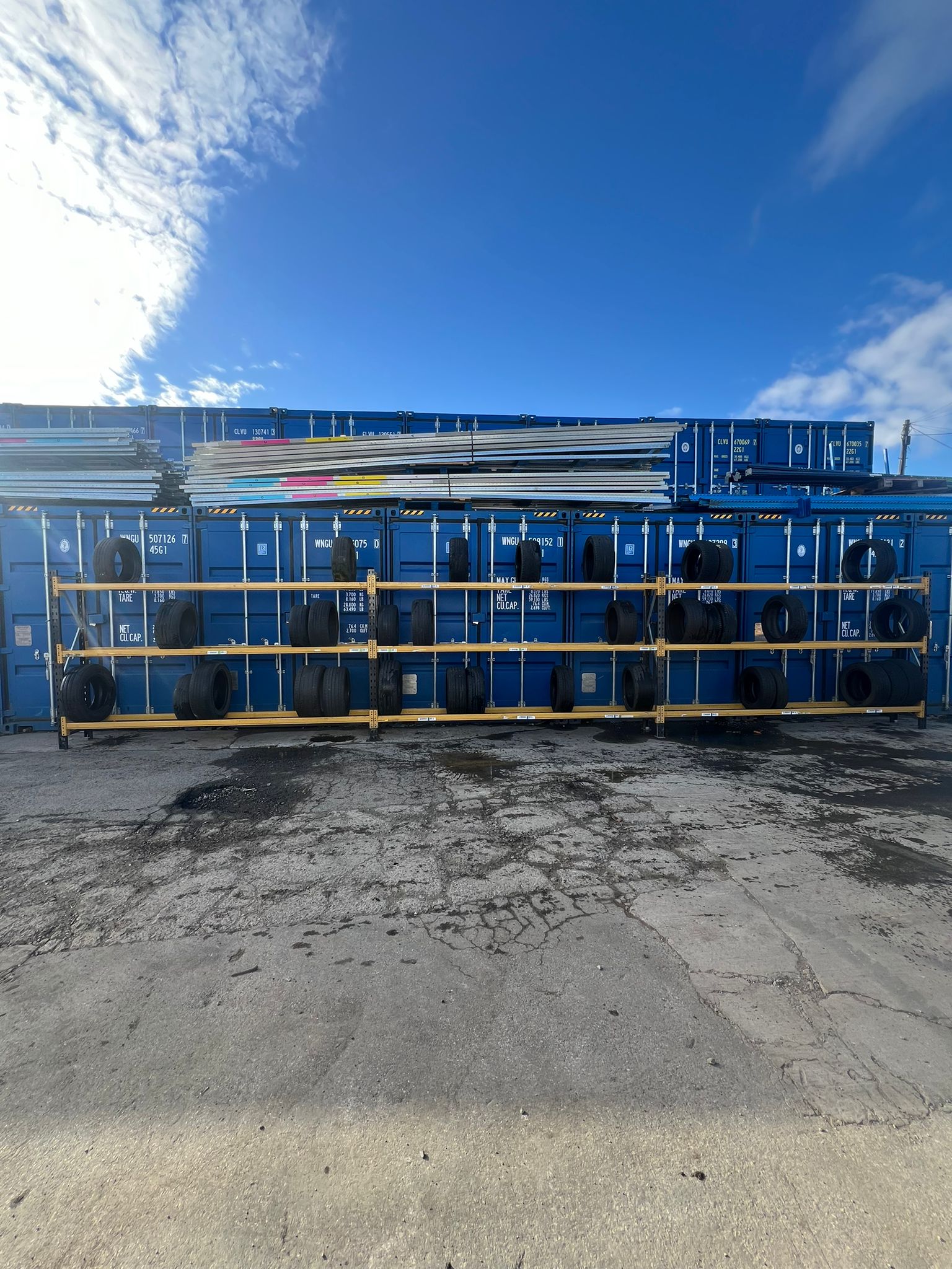 Used Link51 Tyre Bay Racking - 2000mm Height - 3 Joined Bays