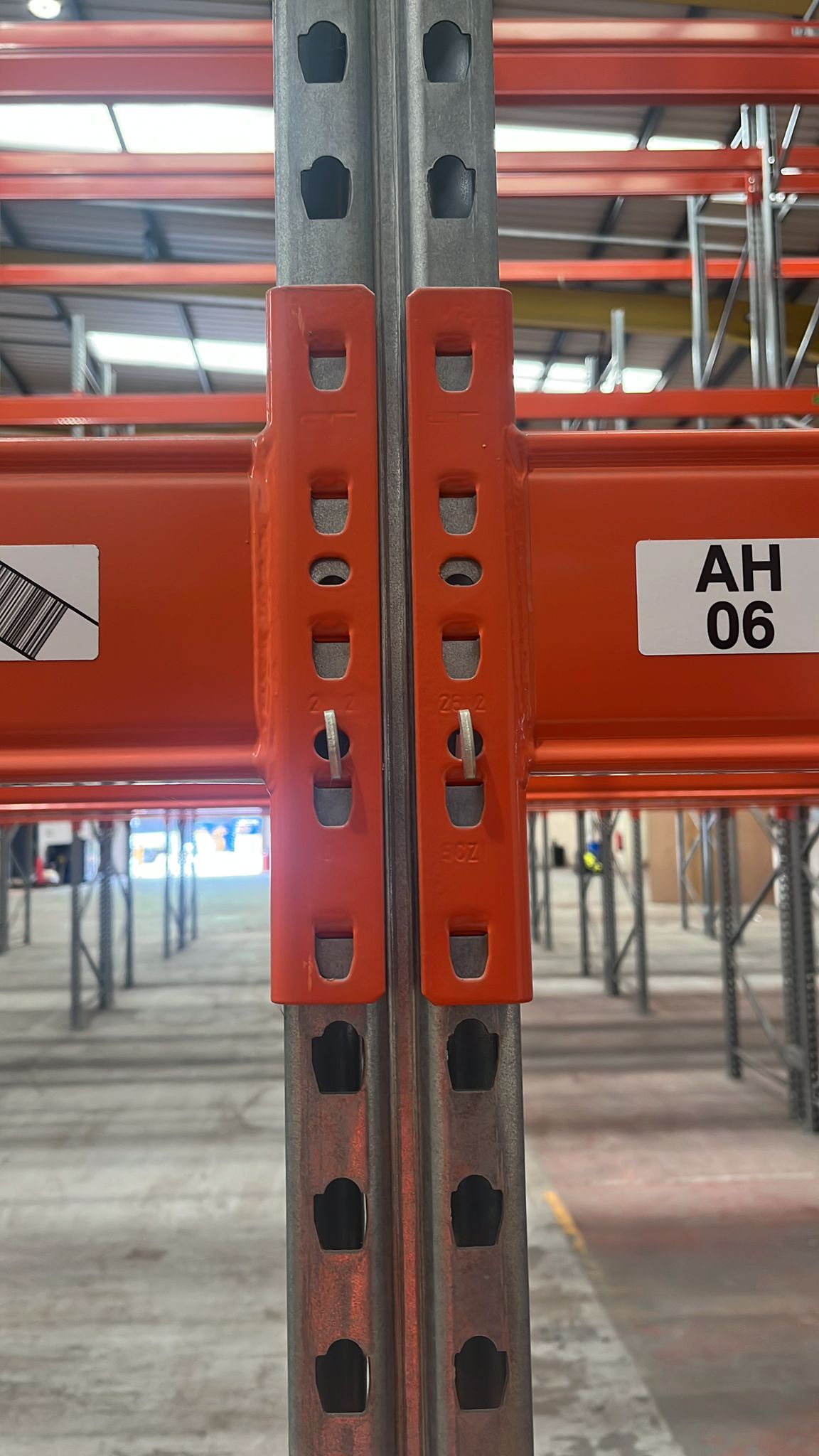 Used AR Pallet Racking - 6m High - 1100mm Deep - 5 Joined Bays