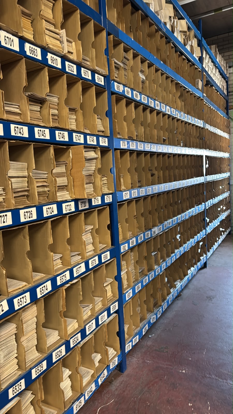 Used Longspan Shelving - 3 Joined Bays - Choose Height and Levels - Metal Drop in Panels