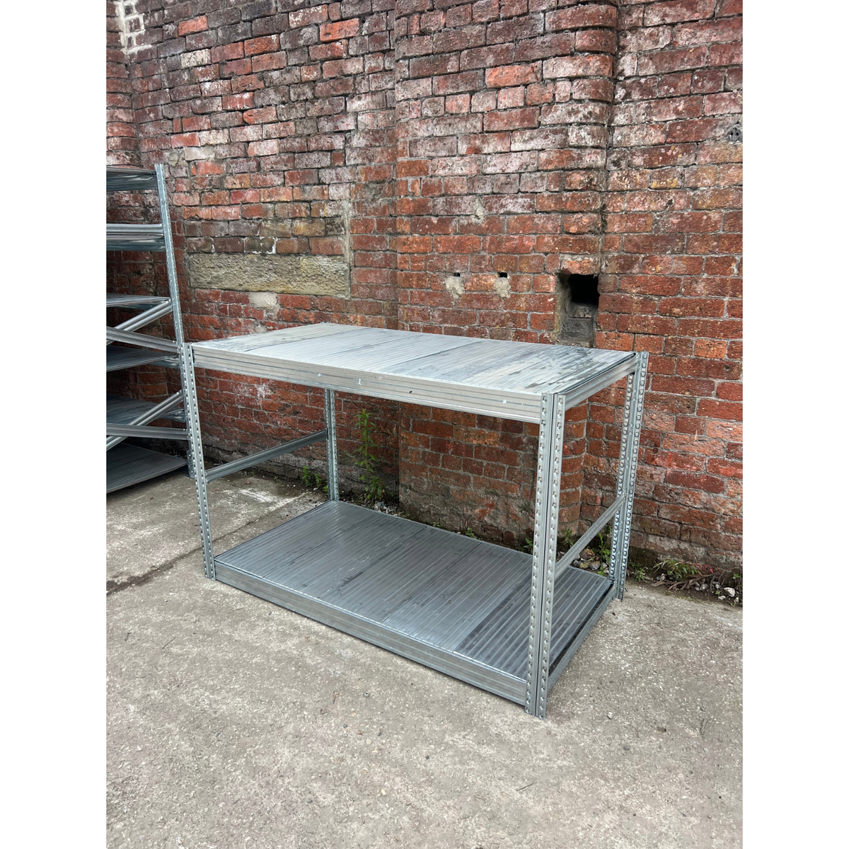 Galvanised Workbench - Picking and Packing Table - 1500mm Wide - 800mm Deep