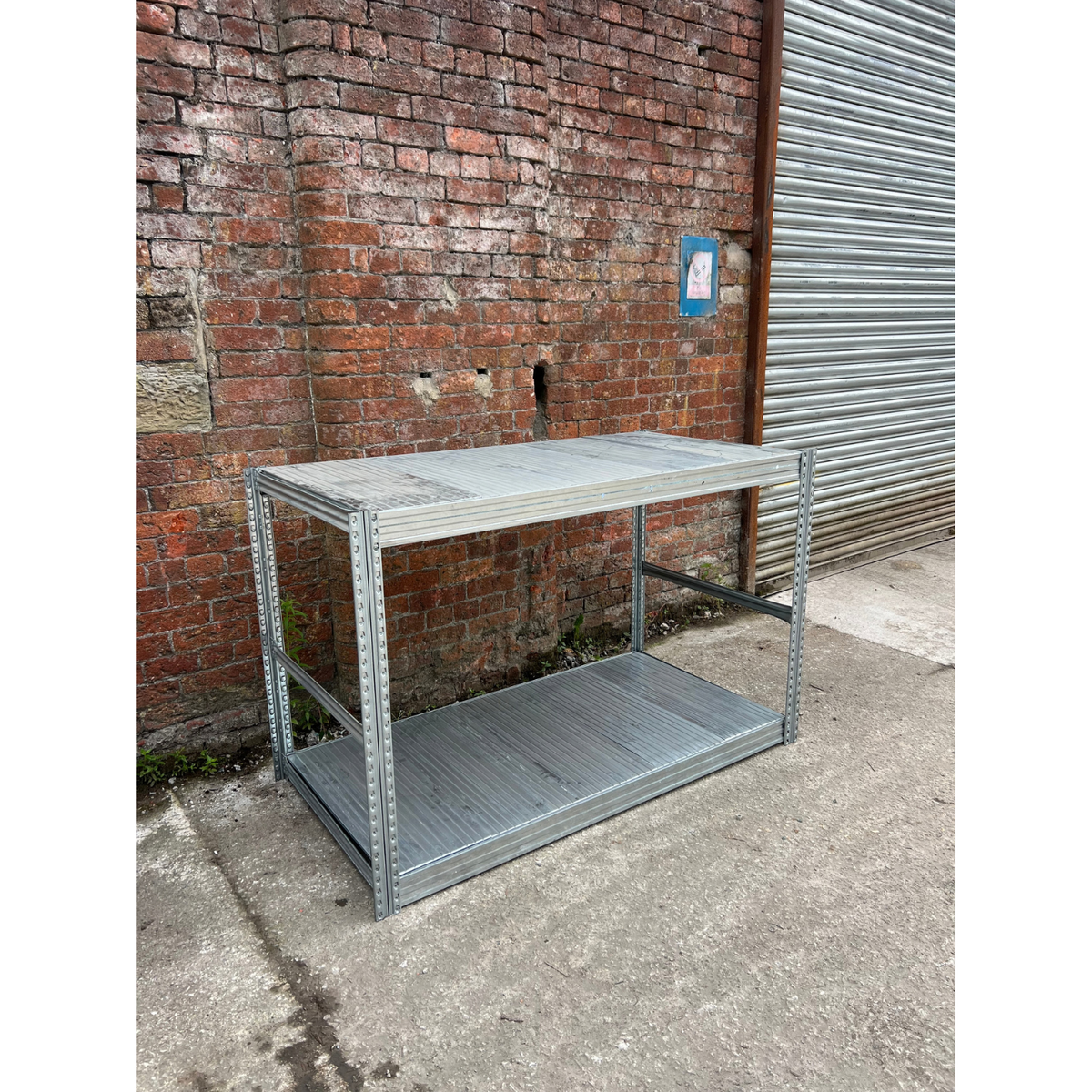 Galvanised Workbench - Picking and Packing Table - 1500mm Wide - 800mm Deep