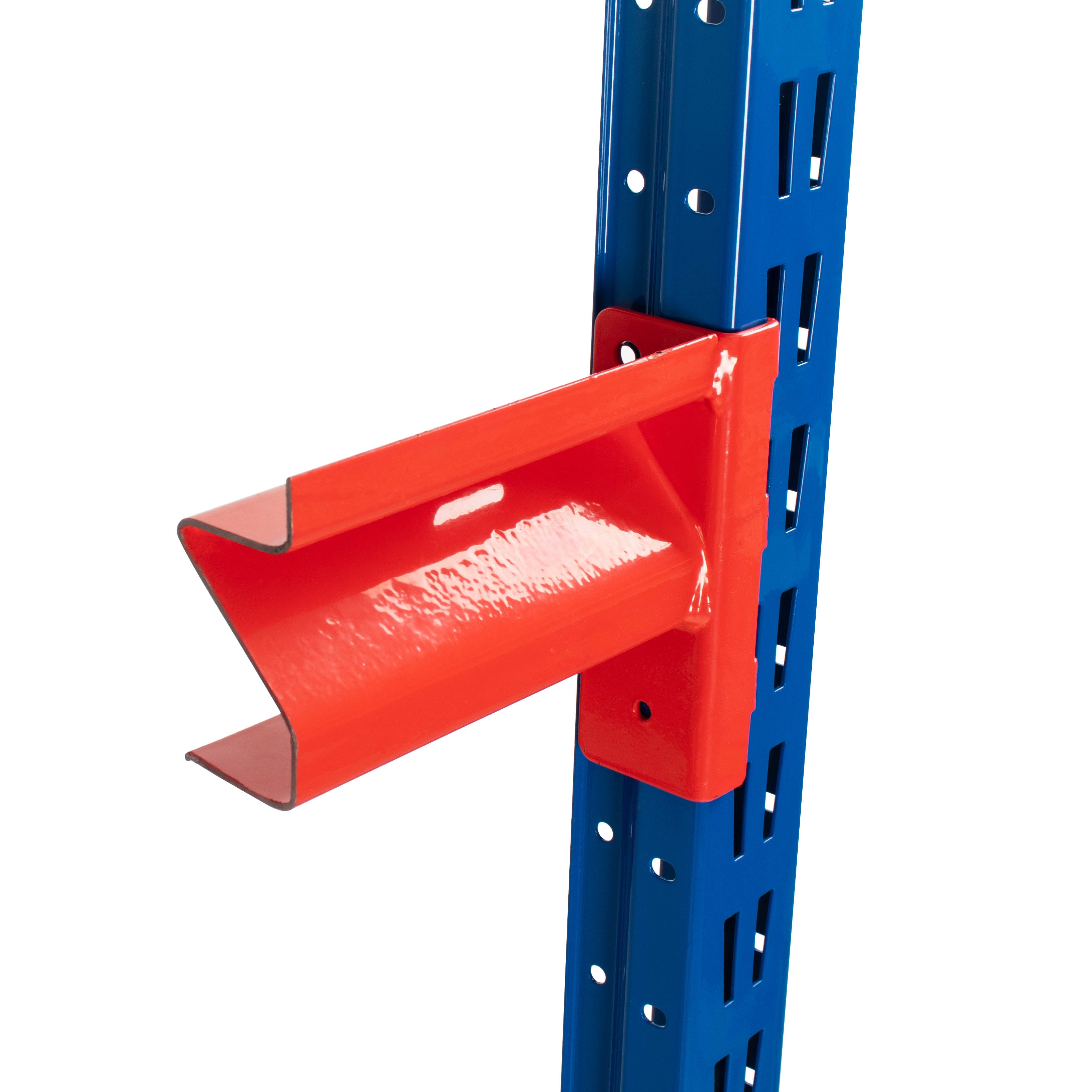 TS Longspan Racking - Extension Bays - Solid Steel Decking - Blue/Orange