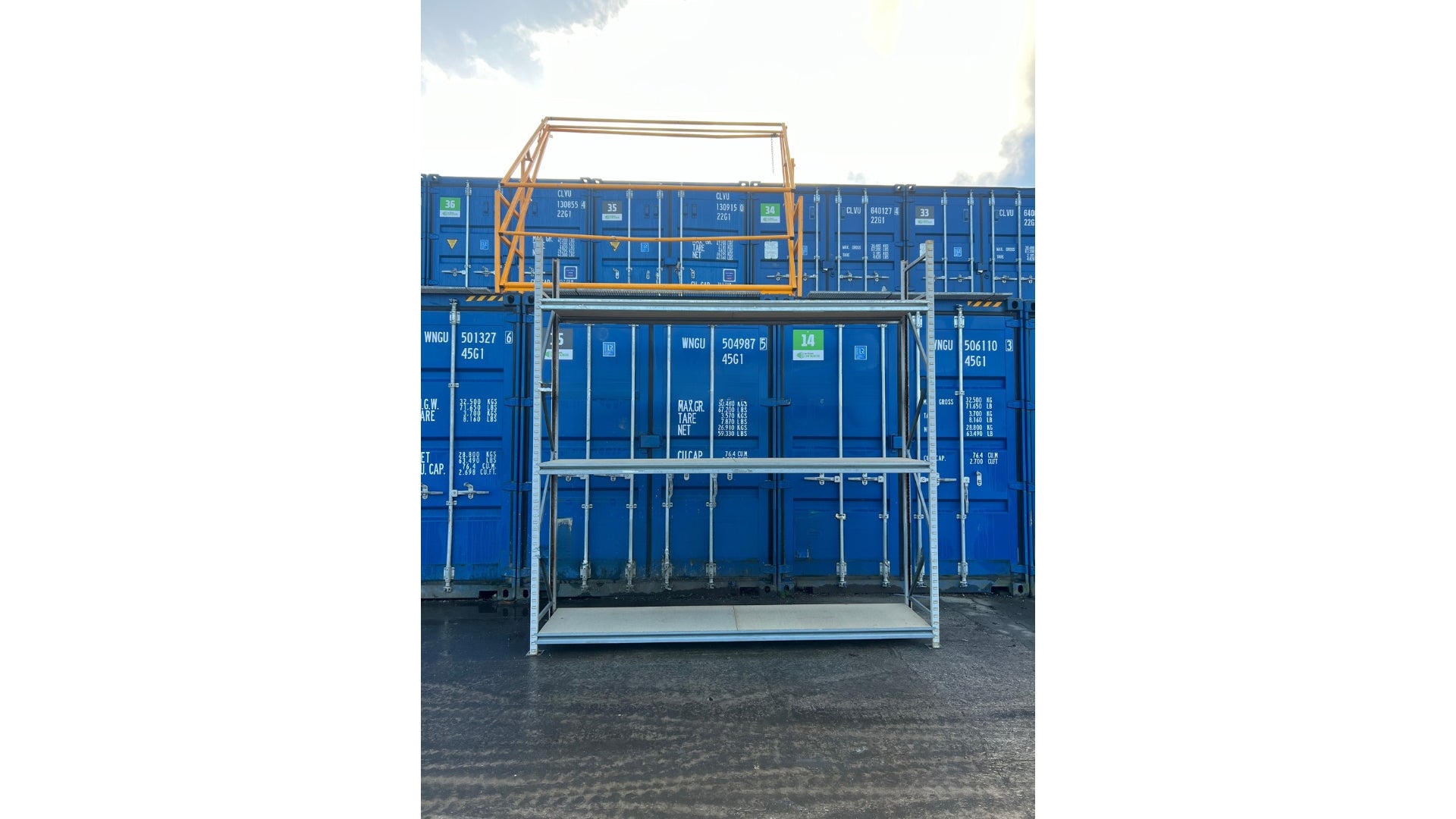 Used Apex Longspan Racking - 2500mm High - 600mm Deep - 2950mm Wide - Starter Bay
