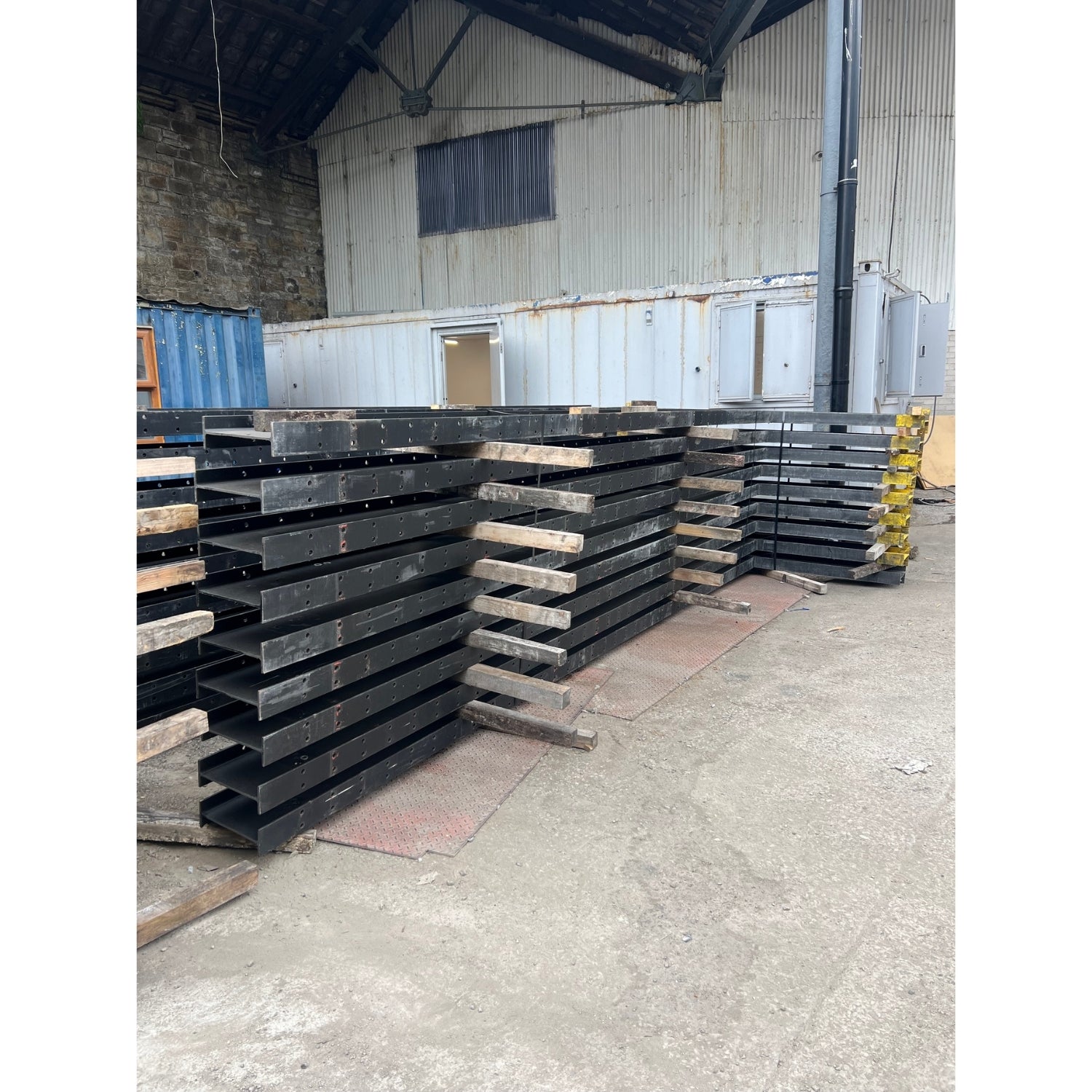 Used Double Sided Cantilever Racking - 5.6m High - 1.2m Arms