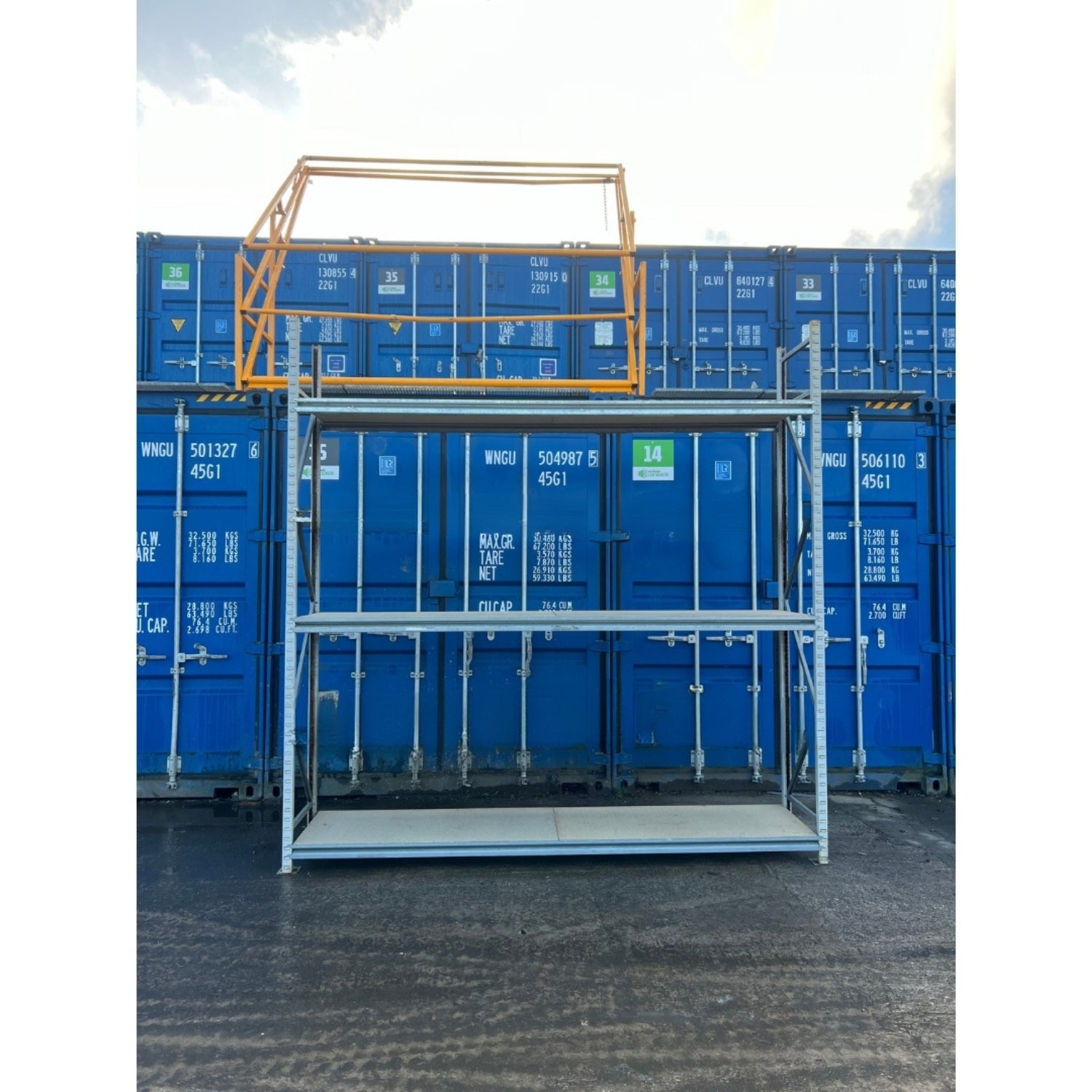 Used Apex Longspan Racking - 2500mm High - 600mm Deep - 2950mm Wide - Starter Bay