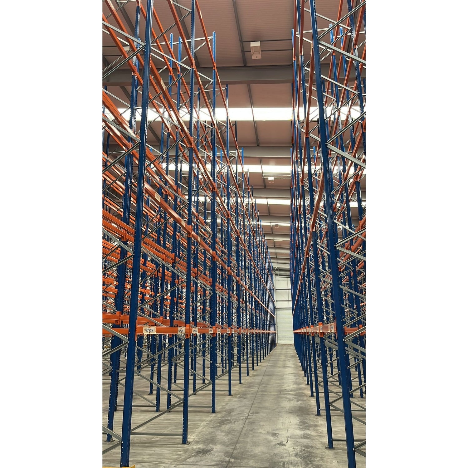 Used Stow Pallet Racking - 10.9m High - 1100mm Deep - 19 Joined Bays