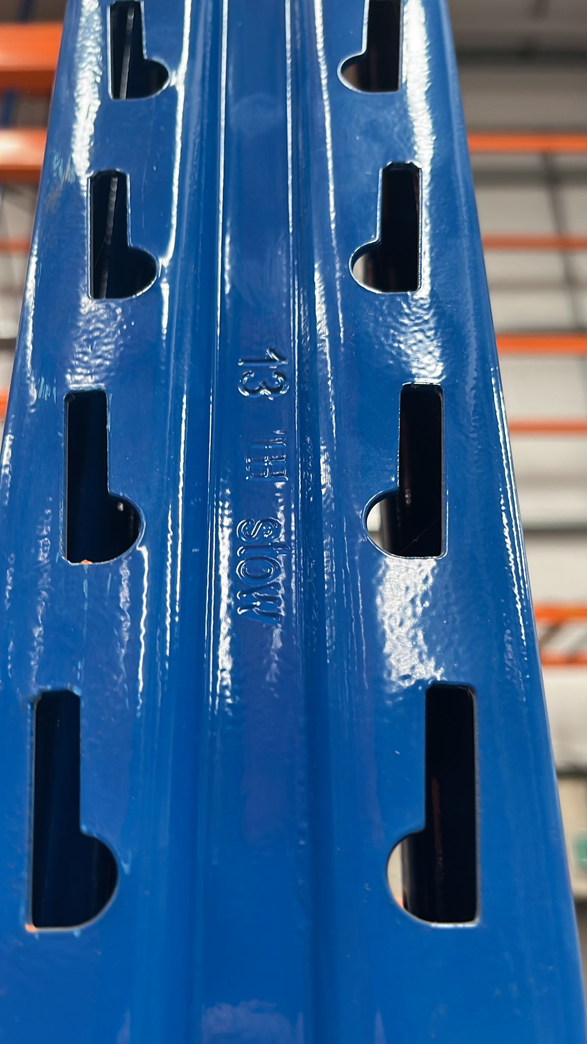 Used Stow Pallet Racking - 10.9m High - 1100mm Deep - 19 Joined Bays